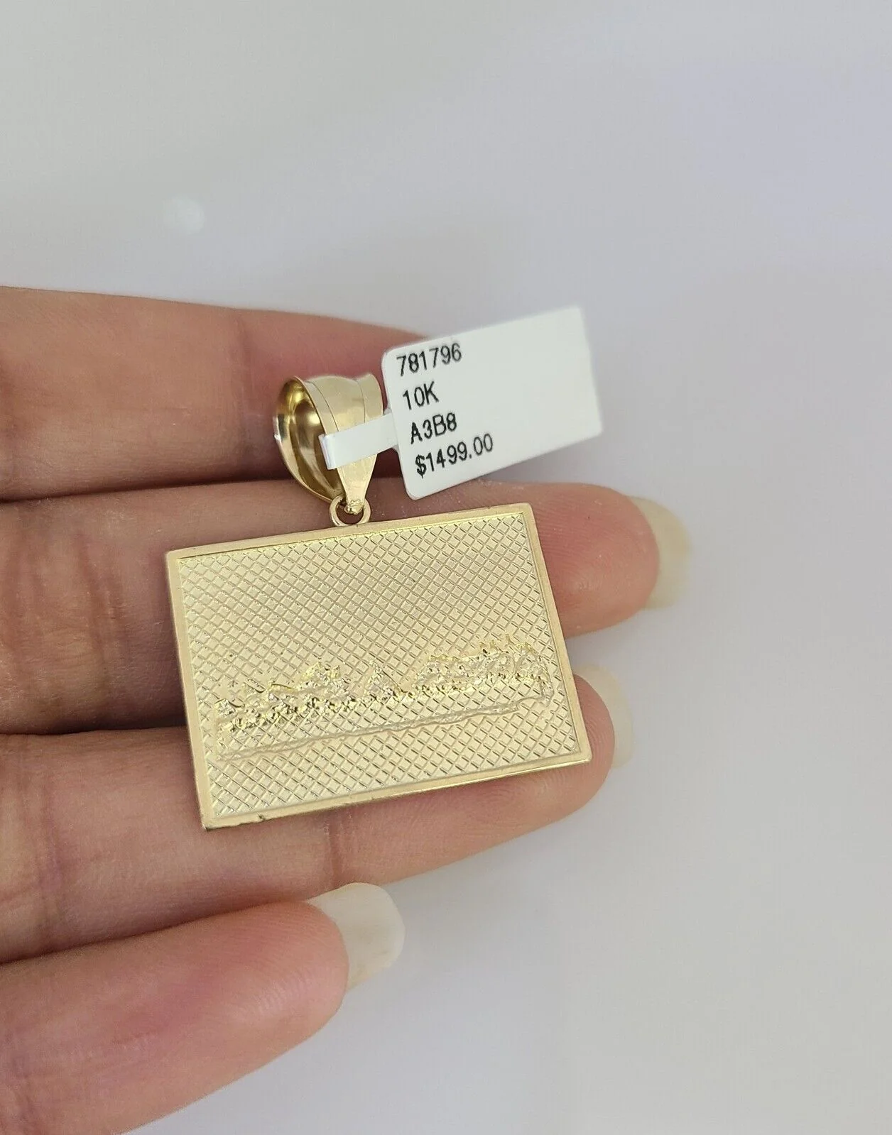 10K Solid Gold Miami Cuban Chain SET Last Supper Pendant Charm 18"-26" 2.5mm - Image 7