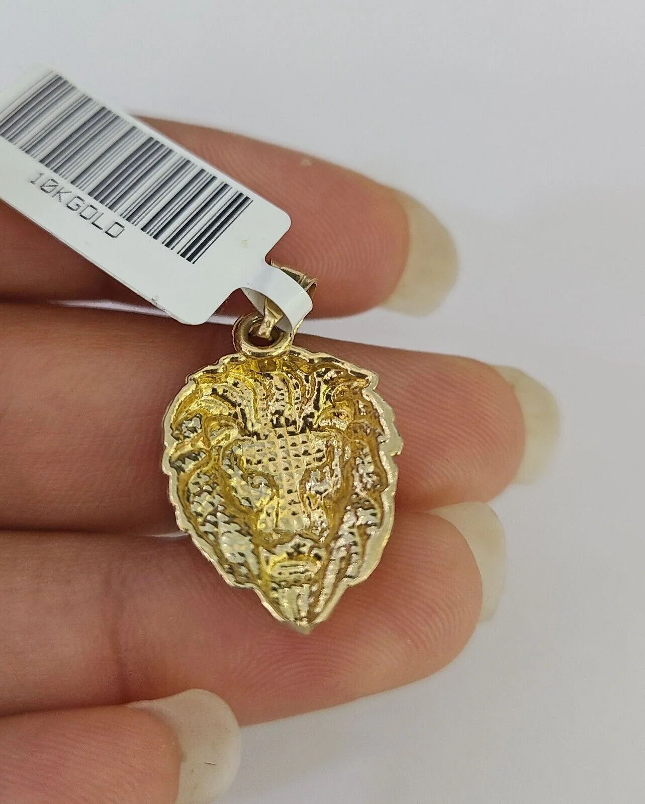 10k Solid Rope Chain 2mm Lion Pendant Charm Necklace SET 18-22" Ladies Yellow - Image 7