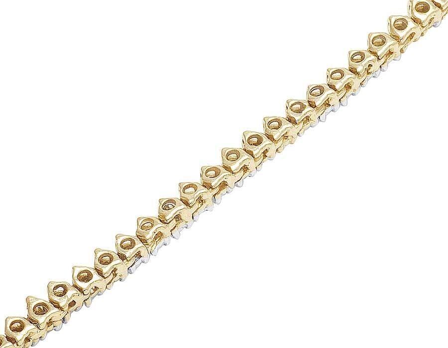 10k Solid Tennis Ice Chain Real Gold 22 Inch Necklace 3mm Genuine 1.85CT Diamond - Image 5