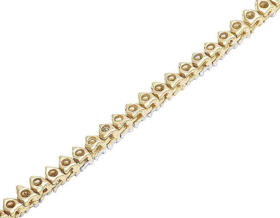 10k Solid Tennis Ice Chain Real Gold 22 Inch Necklace 3mm Genuine 1.85CT Diamond - Image 5
