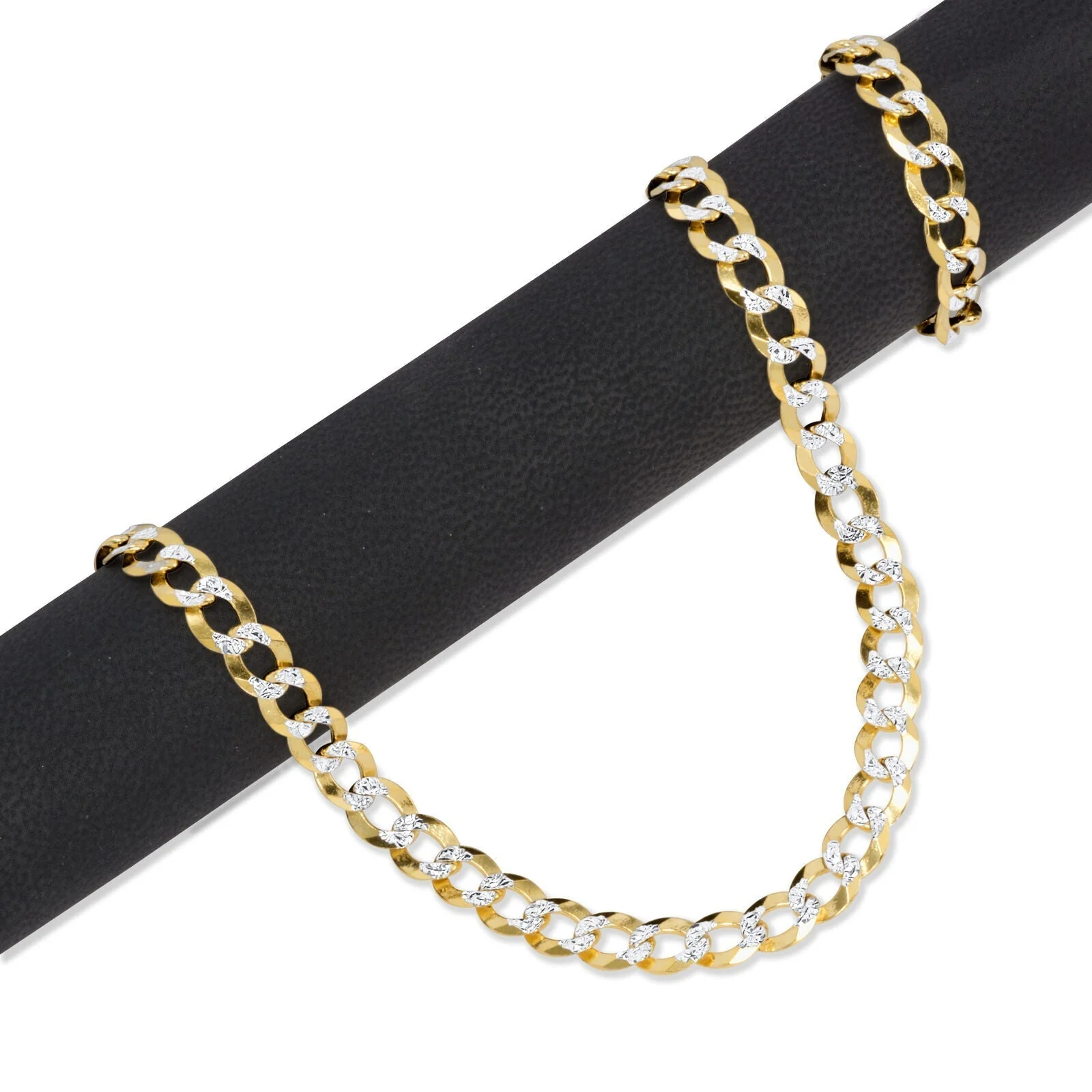 10K Solid Yellow Gold Cuban Curb Chain 12mm Diamond Cut Necklace 20-30'' Inches - Image 4