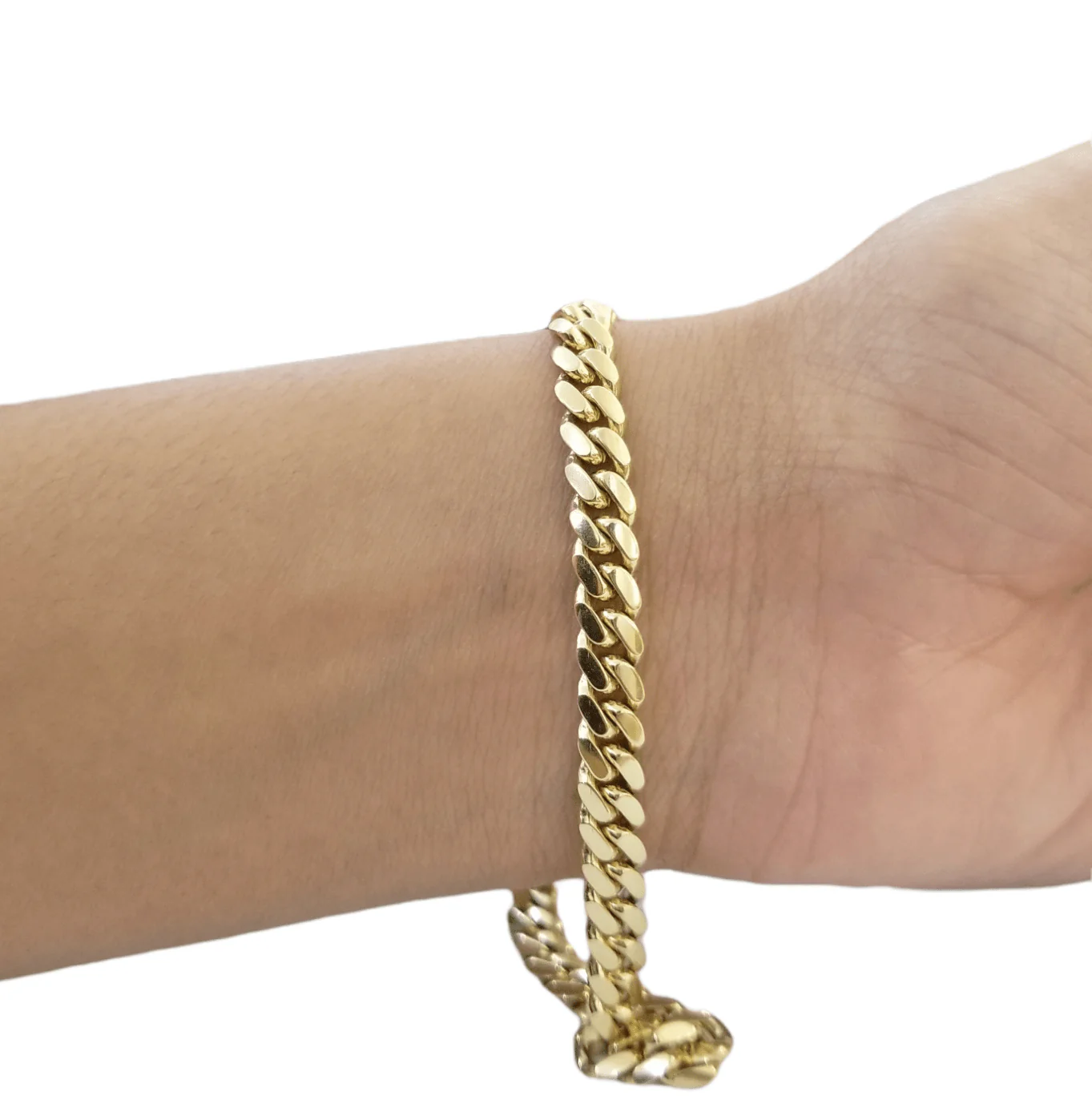10k Solid Yellow Miami Cuban Link Bracelet 6mm 9" Inch Real - Image 5