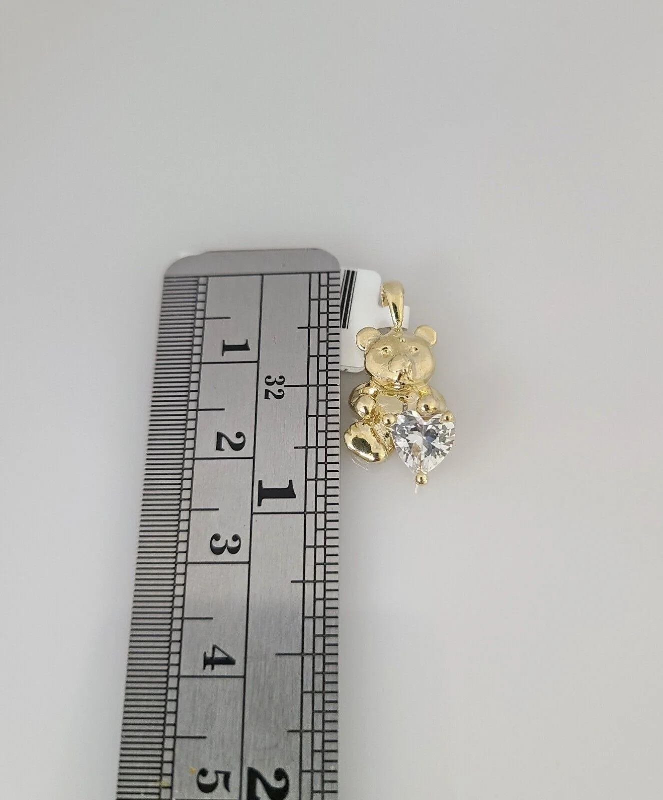 10k Teddy Bear Charm Pendant REAL 10Kt Beauty Yellow Gold Genuine - Image 2