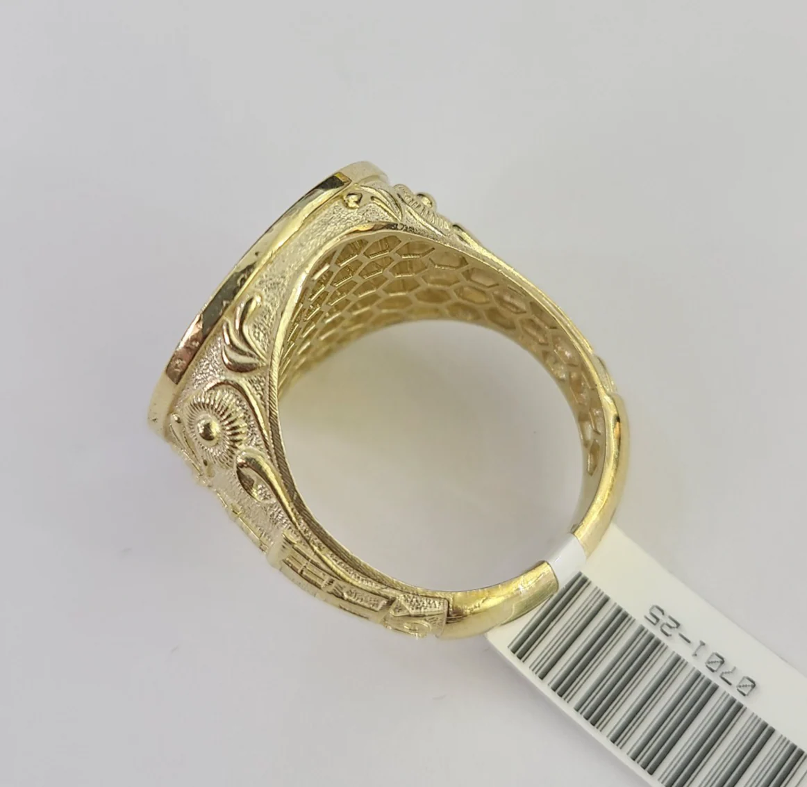10k Virgin Mary Ring Casual Band Yellow Gold Genuine Brand New Religious All Sizes - Image 6
