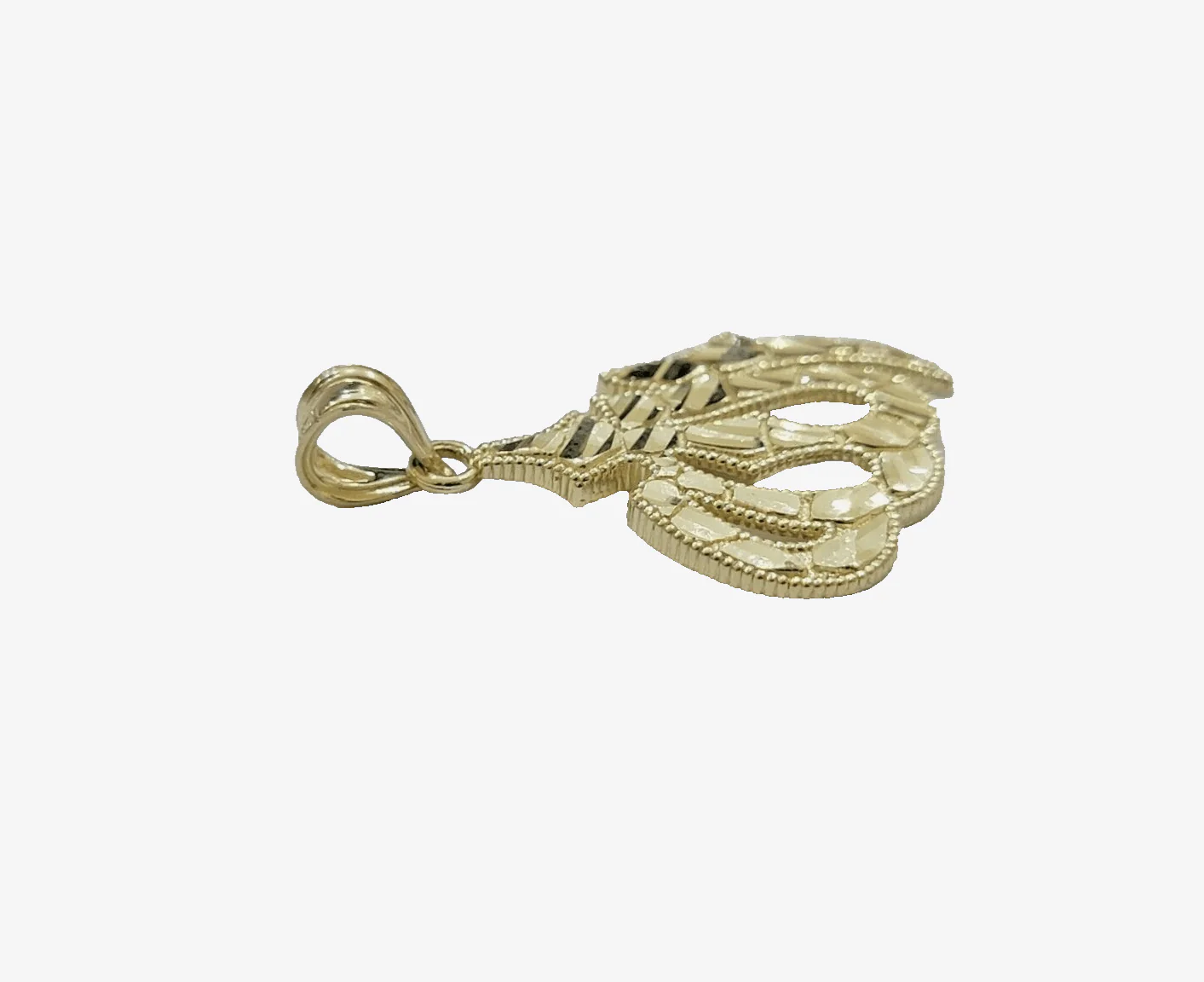 10k Yellow Gold Allah Charm Miami Cuban Chain 18 Inch Necklace 10kt Pendant Real - Image 3