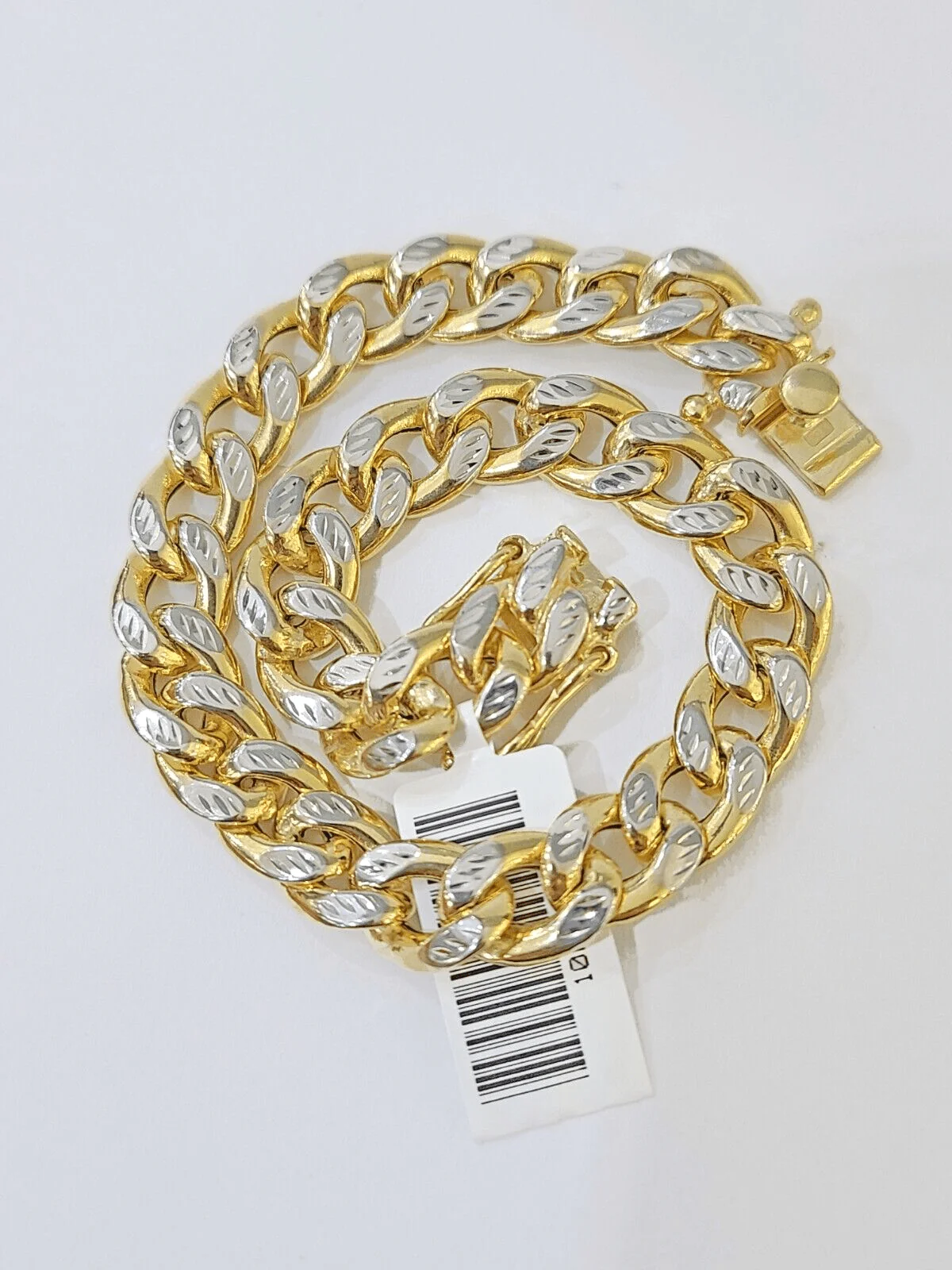 10K Yellow Gold Bracelet Real Cuban Curb Link Diamond Cut 8mm 8" Inch REAL Gold - Image 10