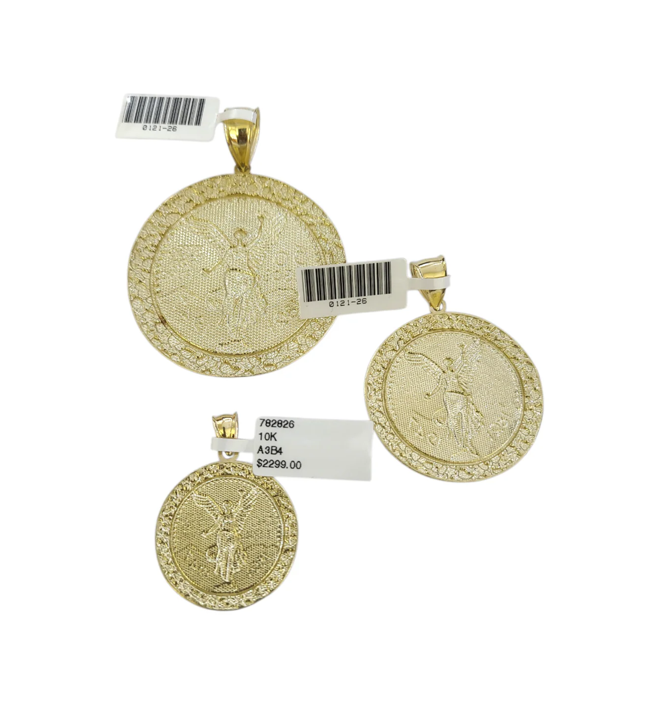 10k Yellow Gold Centenario Coin Charm 50 Pesos 1947 Nugget Bezel - Image 5