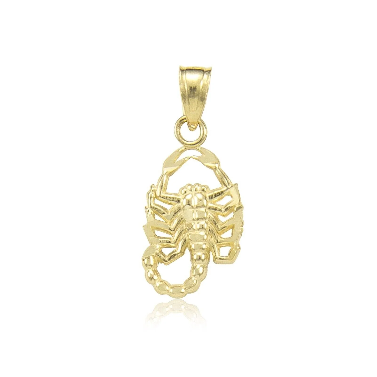 10k Yellow Gold Charm Africa Continent Pendant Mens REAL 10KT - Image 7