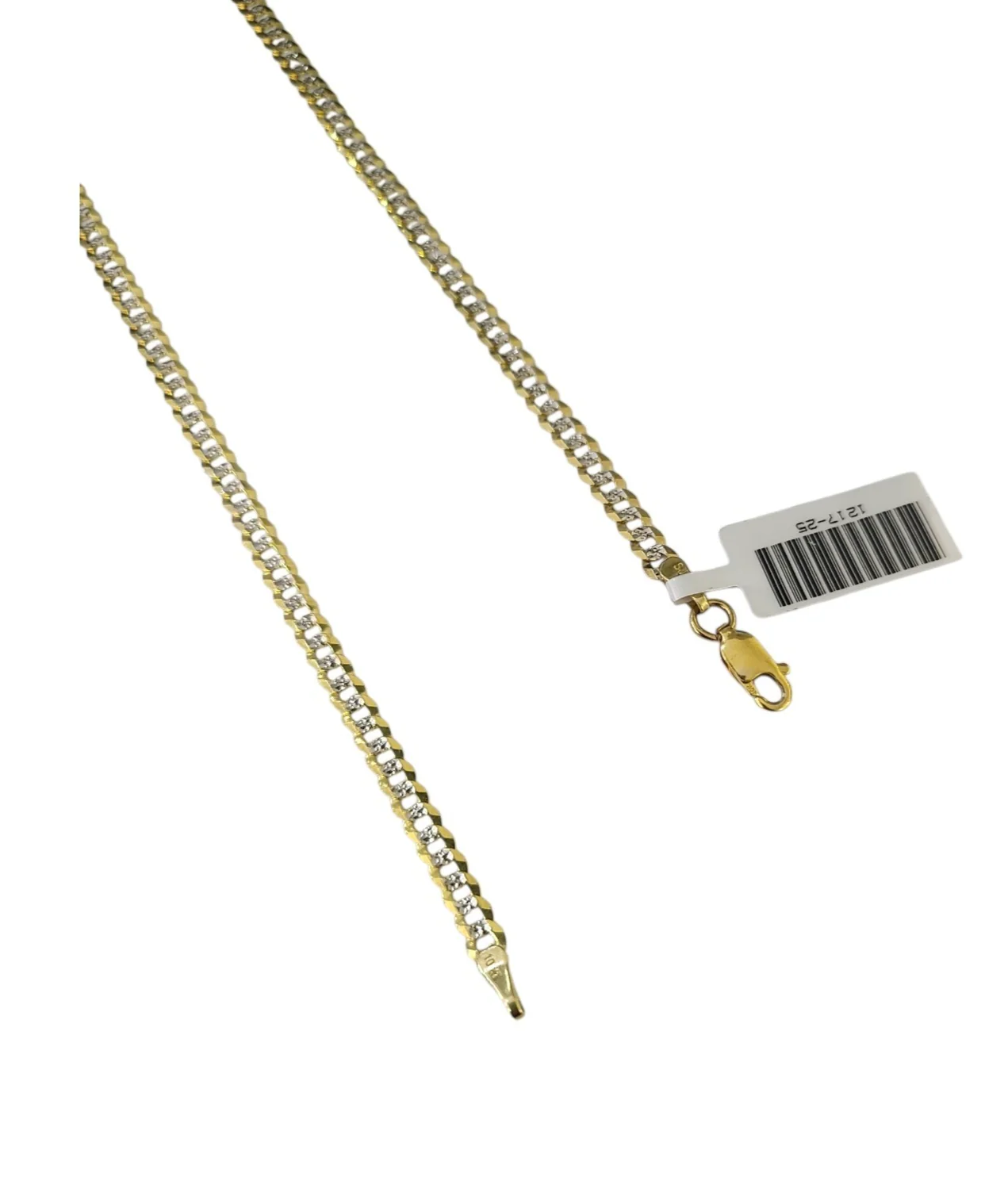 10K Yellow Gold Cuban Curb Chain Necklace 4mm 20 Inch REAL 10kt Diamond Cuts - Image 3