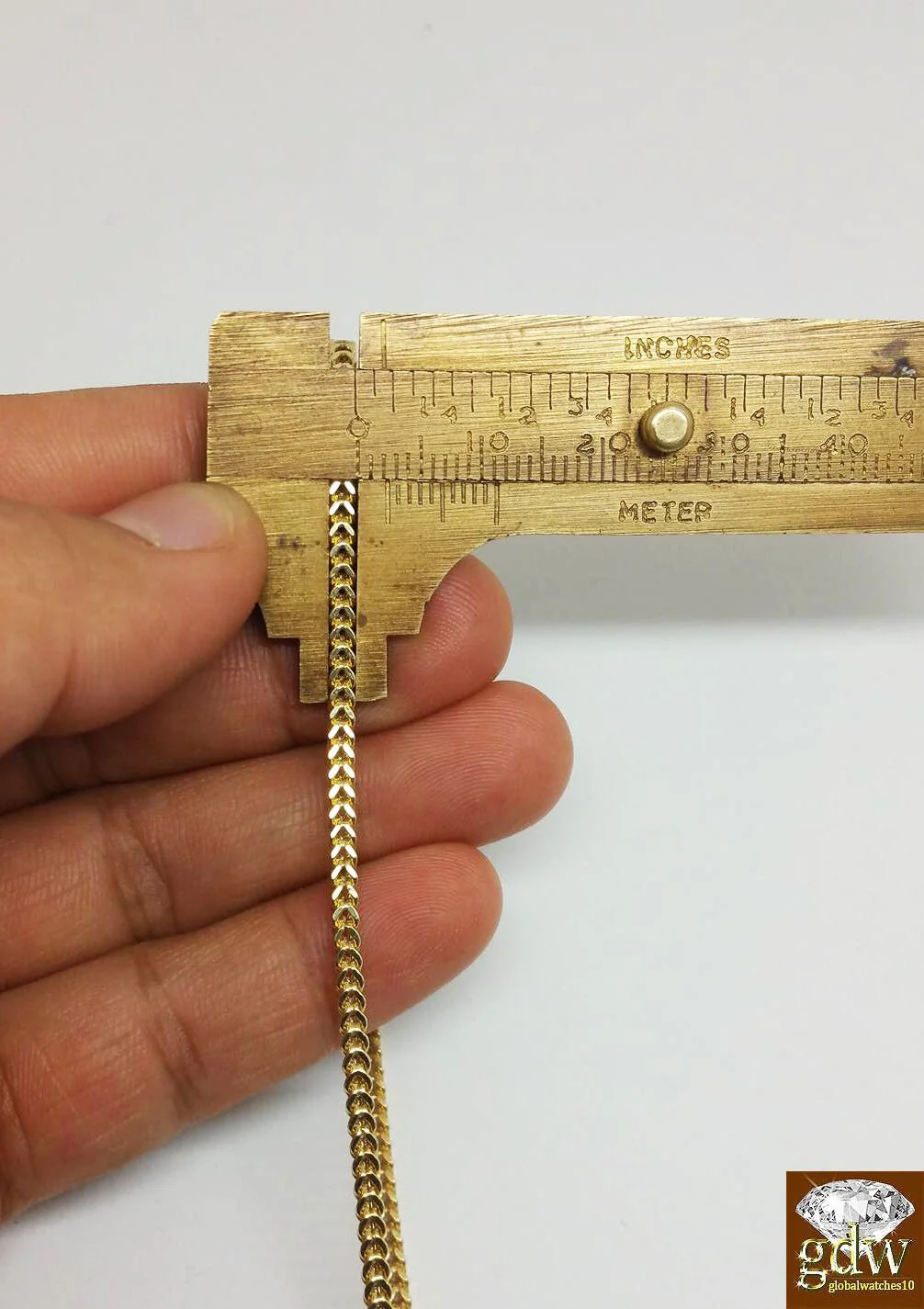 10k Yellow Gold Franco Chain Necklace Cross pendant charm 22" 24" 26" - Image 2