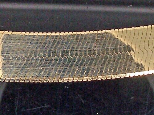 10k Yellow Gold Herringbone chain Necklace 24" 10mm,Lobster lock, 10kt Real Gold - Image 5