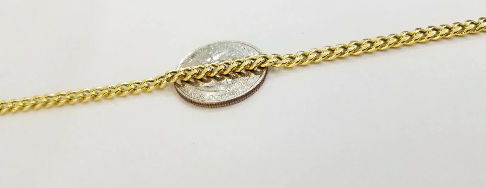 10k Yellow Gold Miami Cuban Bracelet 8inch 5mm lobster lock men women hand chain - Image 6