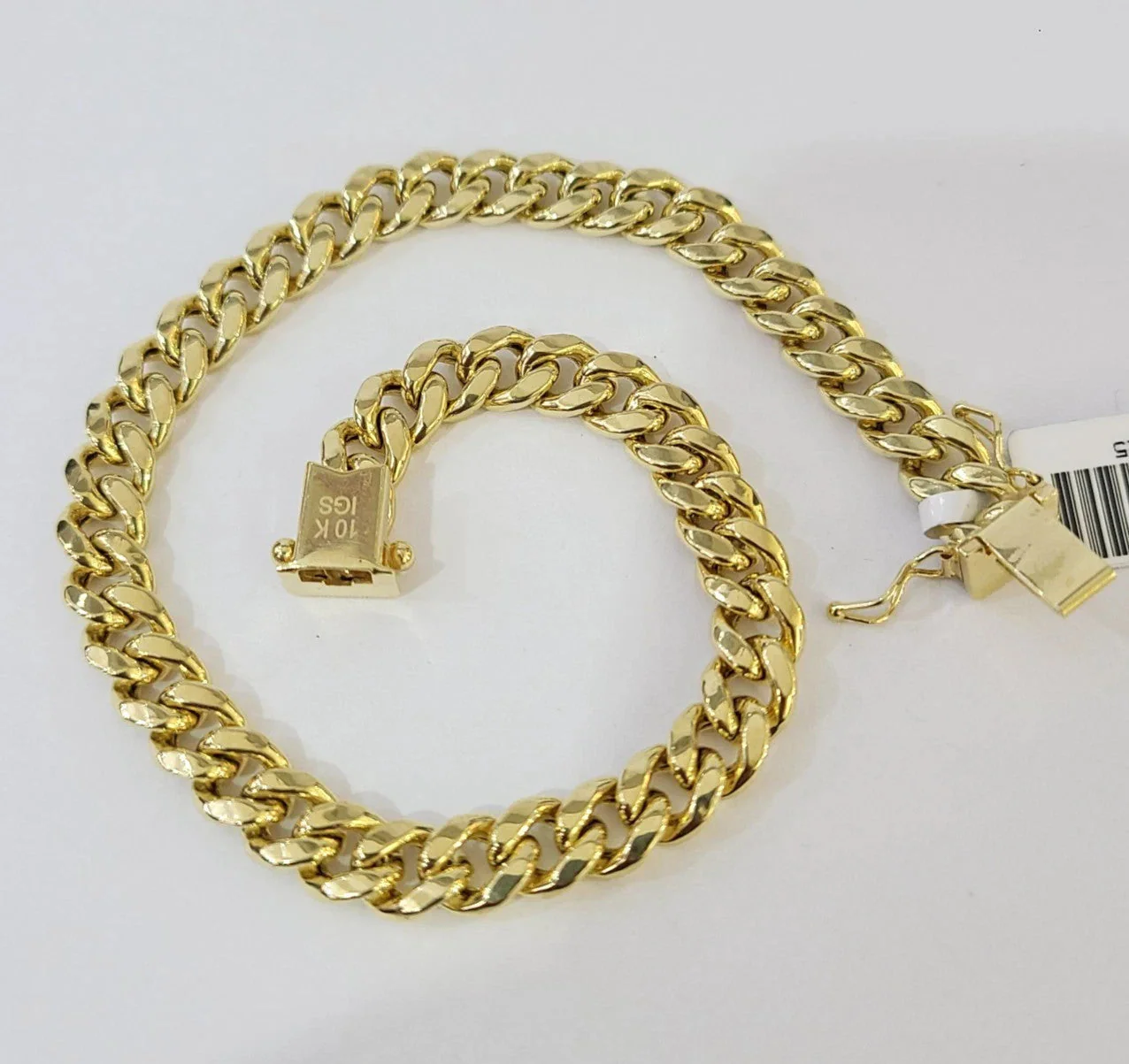 10k Yellow Gold Miami Cuban Chain 6mm Necklace Bracelet Set Real Men Women - Image 4