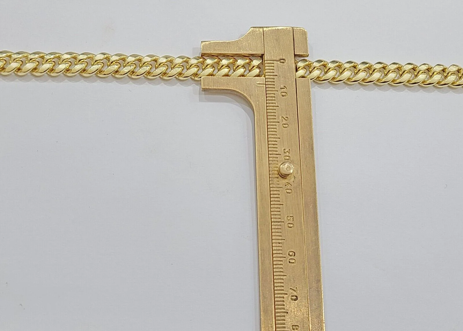 10k Yellow Gold Miami Cuban Link Bracelet 7" inch 8mm Real 10kt Kids and Ladies - Image 8