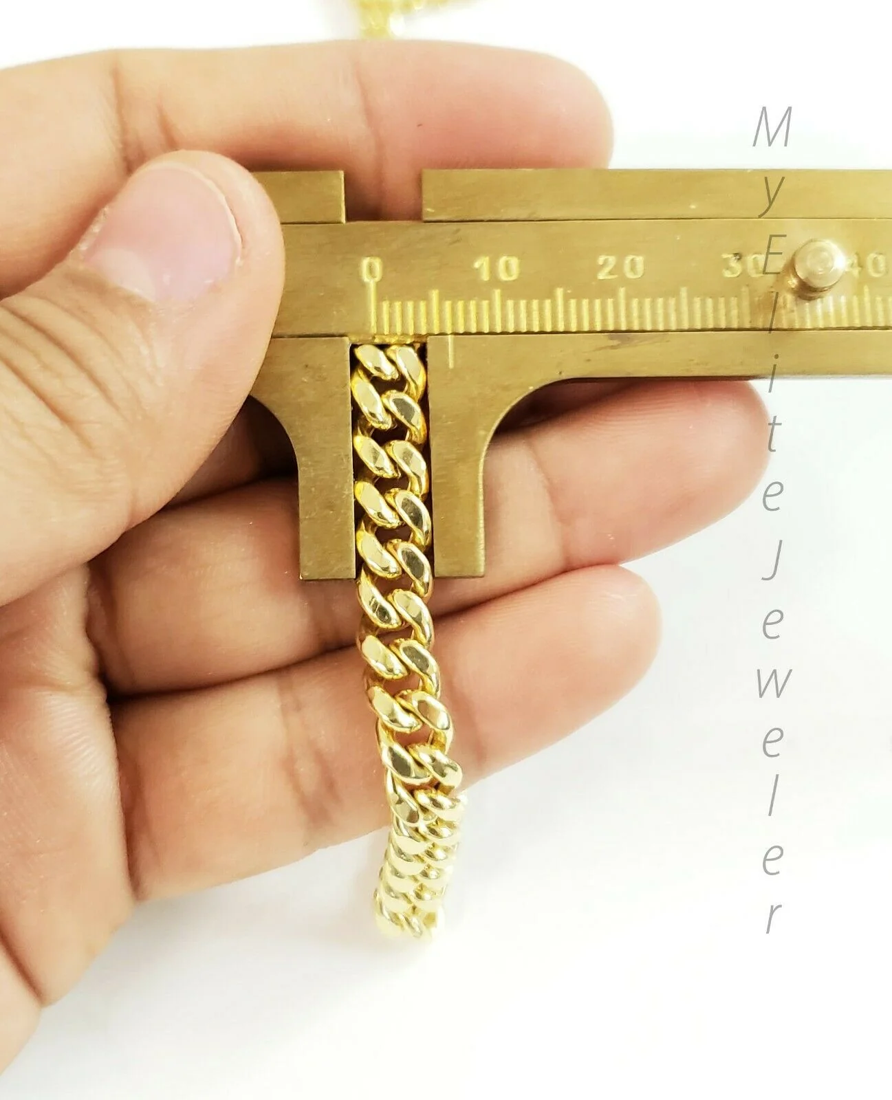 10k Yellow Gold Miami Cuban Link Chain necklace 6mm 26" inch Box Lock REAL 10KT - Image 3