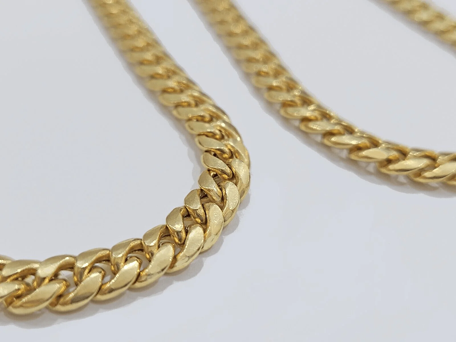 10k Yellow Gold Necklace Miami Cuban Chain 6mm 22" inch 10kt Men's Real Box Lock - Image 6