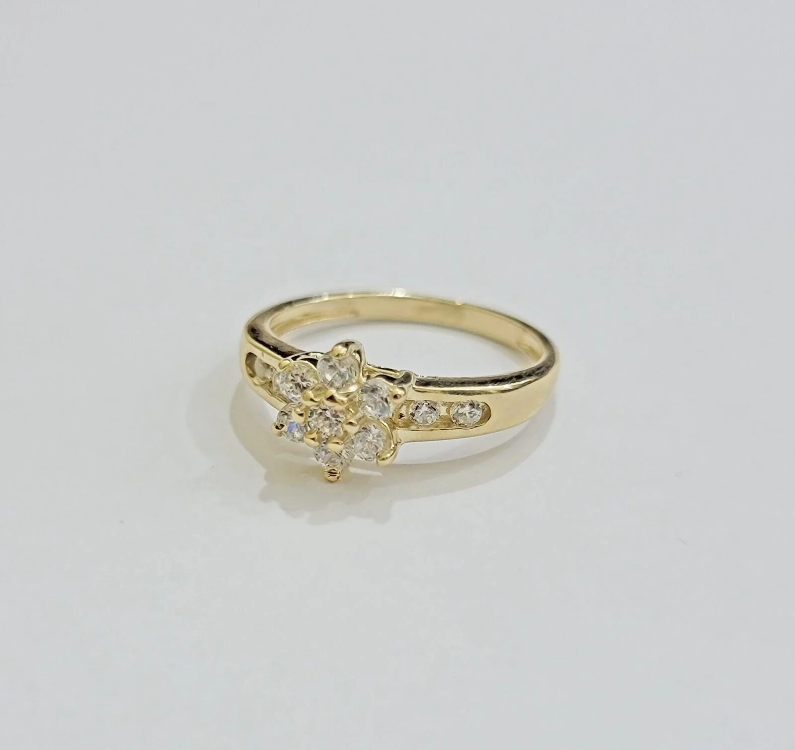 10k Yellow Gold Ring Ladies Wedding Band All Sizes Real 10kt Engagement Women - Image 3