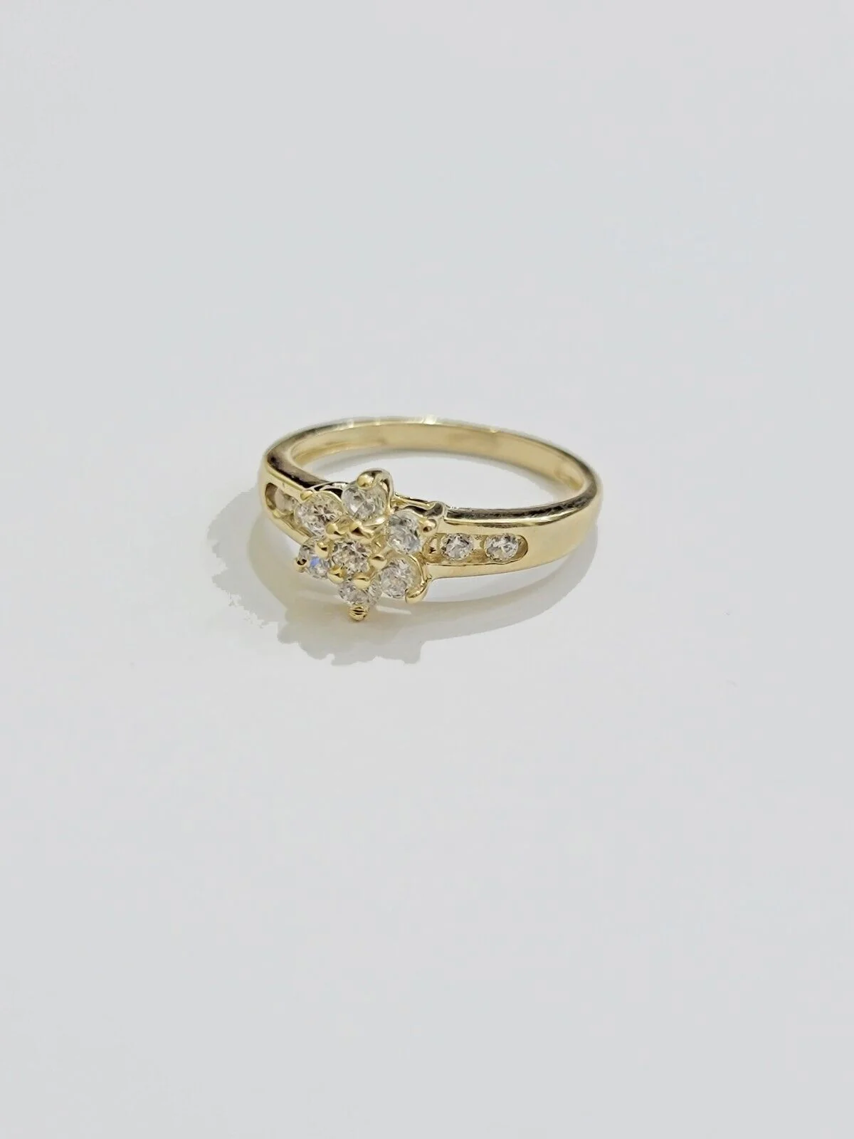 10k Yellow Gold Ring Ladies Wedding Band All Sizes Real 10kt Engagement Women - Image 5
