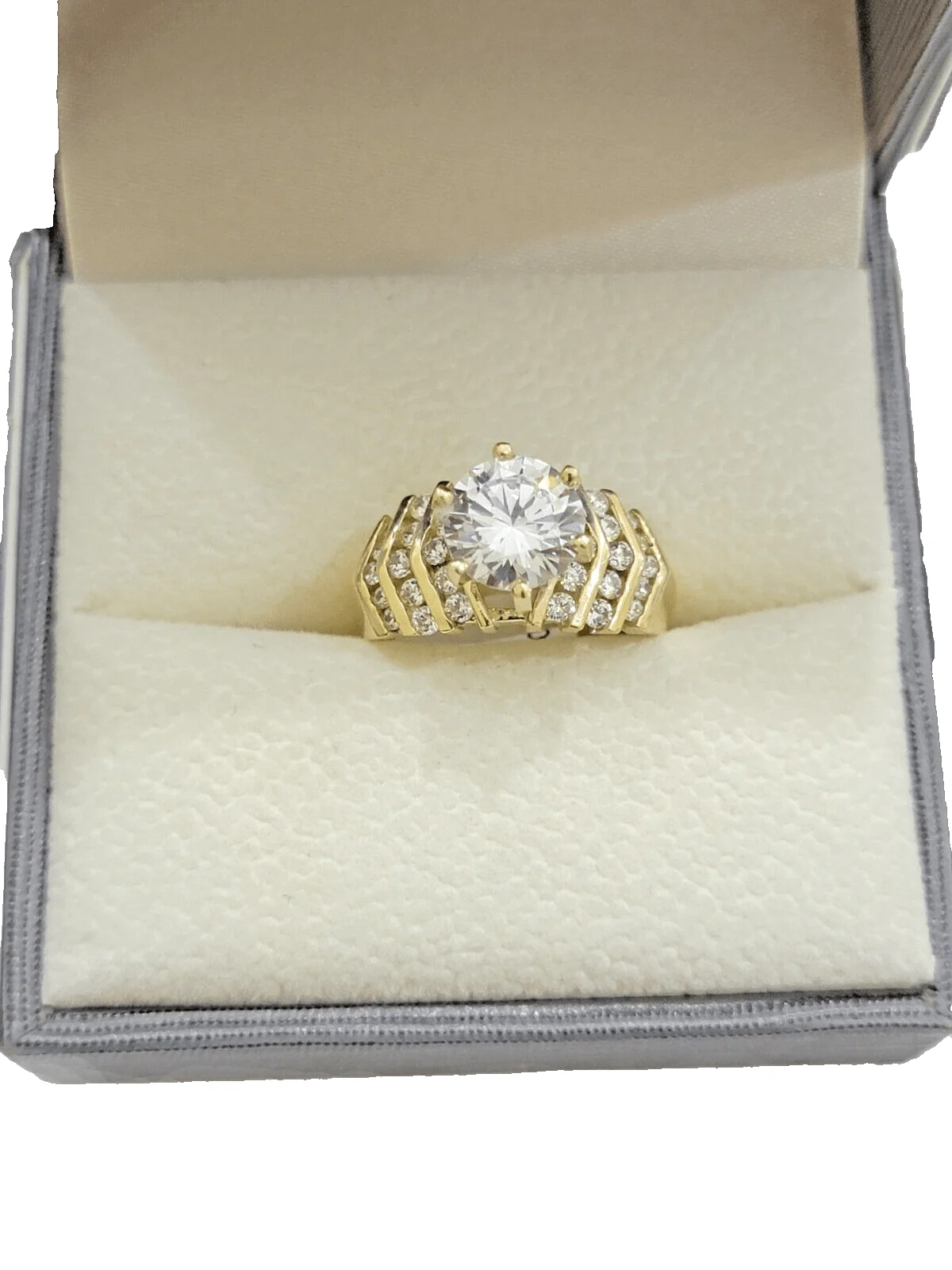 10k Yellow Gold Ring Ladies Wedding Band All Sizes Real 10kt SALE Engagement Women - Image 3