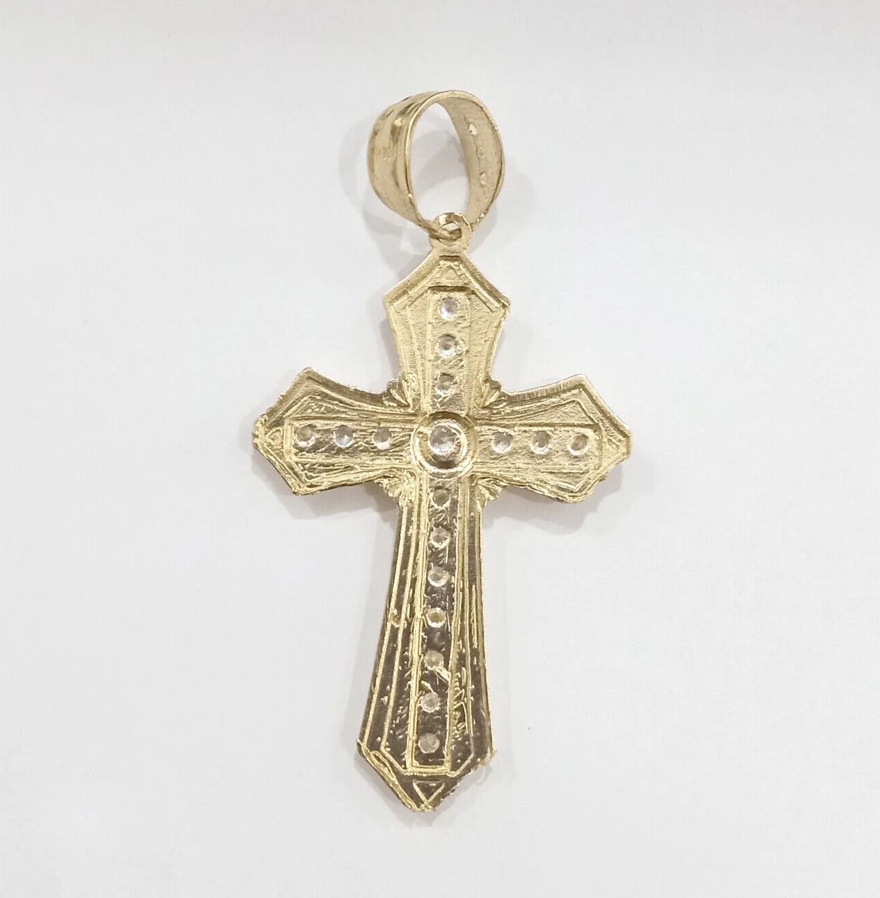 10k Yellow Gold Rope Chain 26" 5mm Necklace Cross Charm Pendant Set REAL 10k Men - Image 6