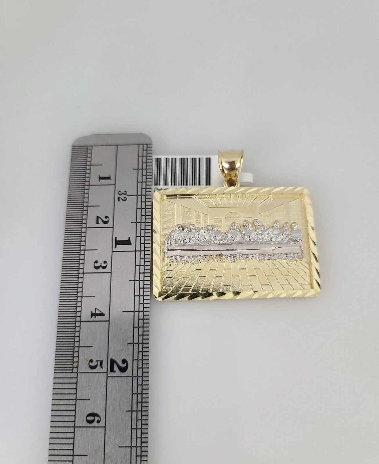 10kt Gold Miami Cuban Chain Last Supper Charm Pendant 5mm 18-28 Inch Necklace - Image 6