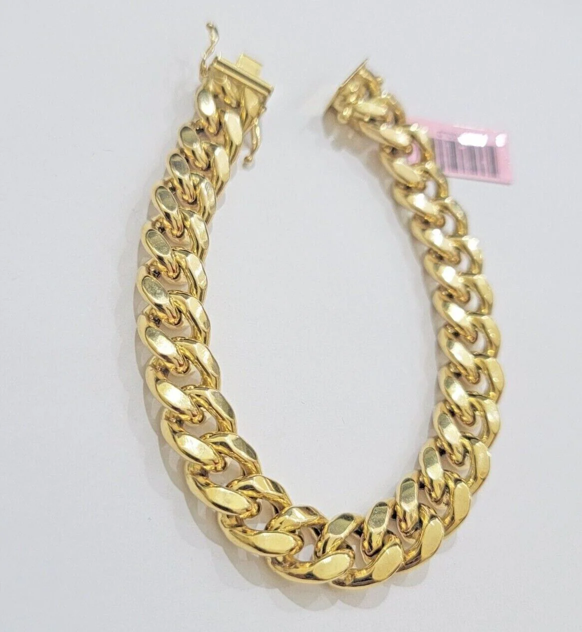 11mm 14k Gold Bracelet Miami Cuban Link 7"- 10 Inch Mens Real 14kt Yellow Gold - Image 7