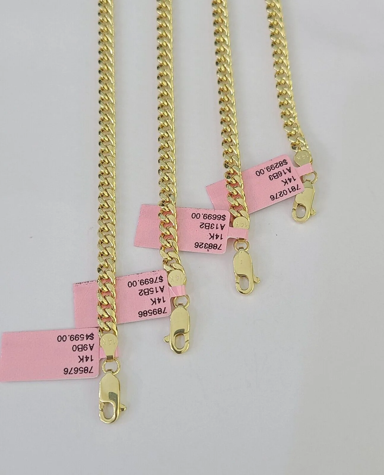 14k 5mm Miami Cuban Link Chain Yellow Gold Necklace 20"-30" Inches Real - Image 4