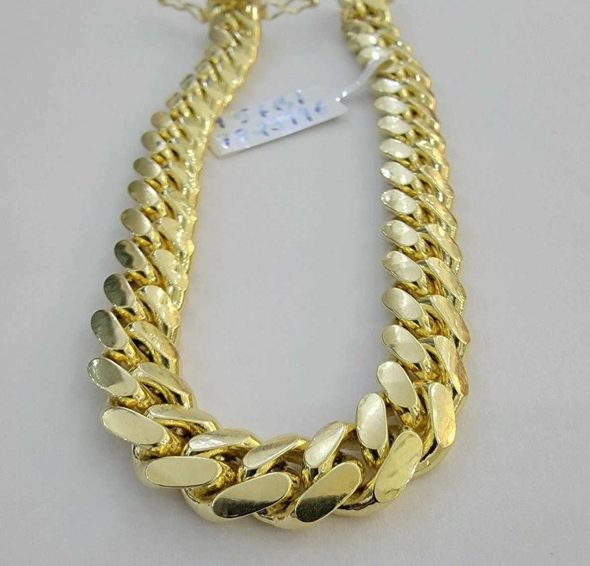 14k Bracelet Miami Cuban Link SOLID 14kt Yellow Gold 8.5 mm 7.5" Men Women REAL - Image 2