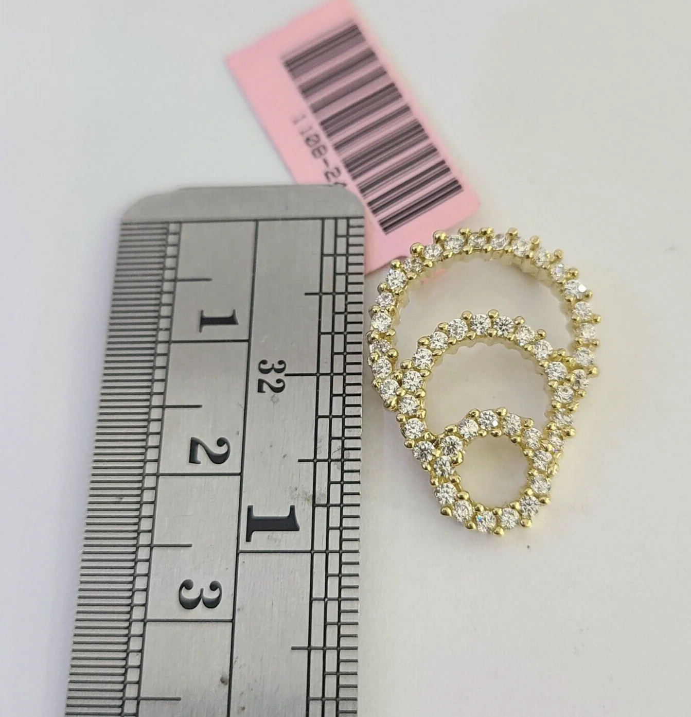 14k Chandelier Dangle Earrings Pendant Charm SET Yellow Gold Real Genuine 14Kt - Image 4