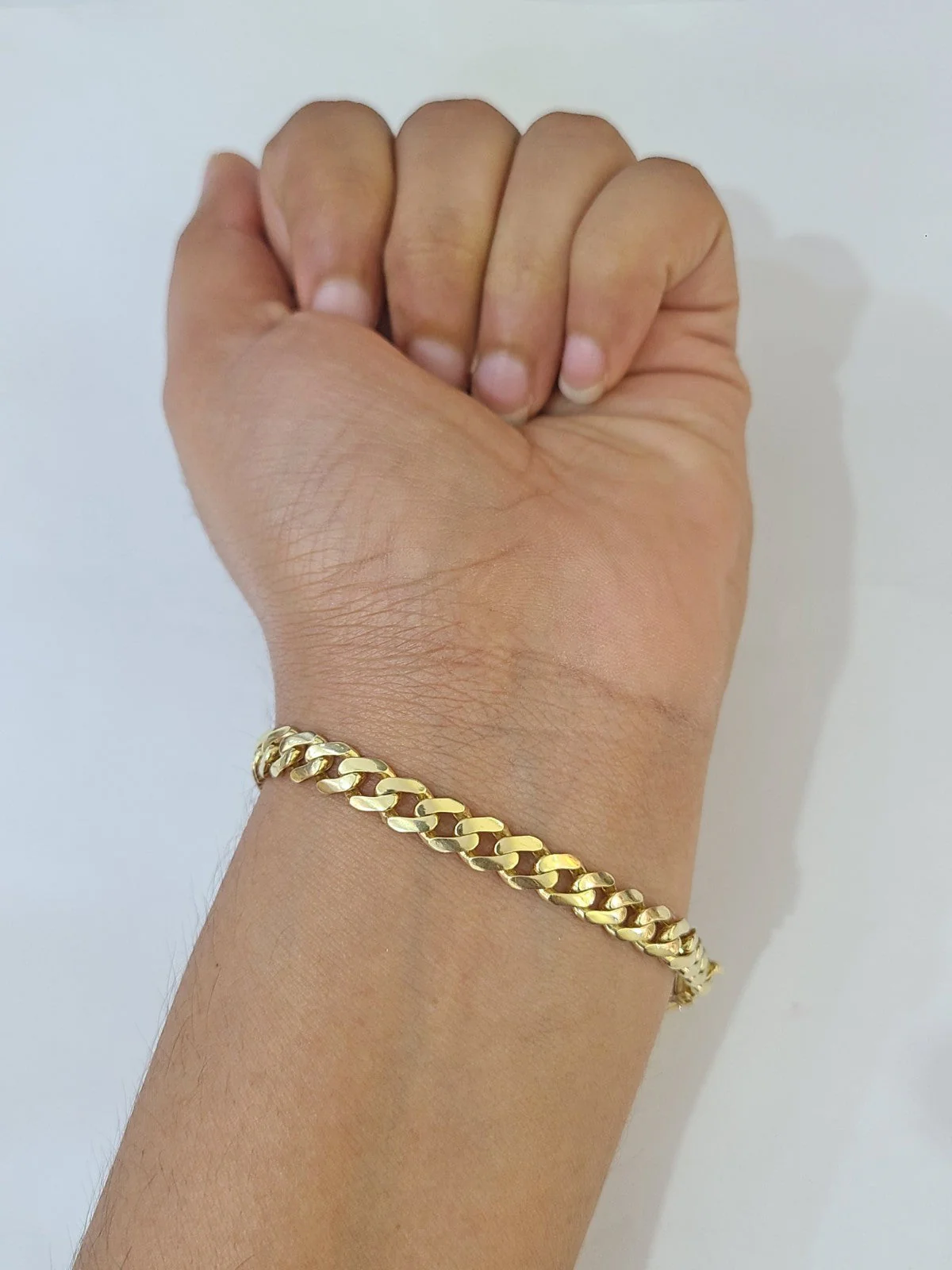 14k Gold Bracelet Royal Monaco 6mm 7.5" Inch Real 14kt Gold Box clasp REAL - Image 5
