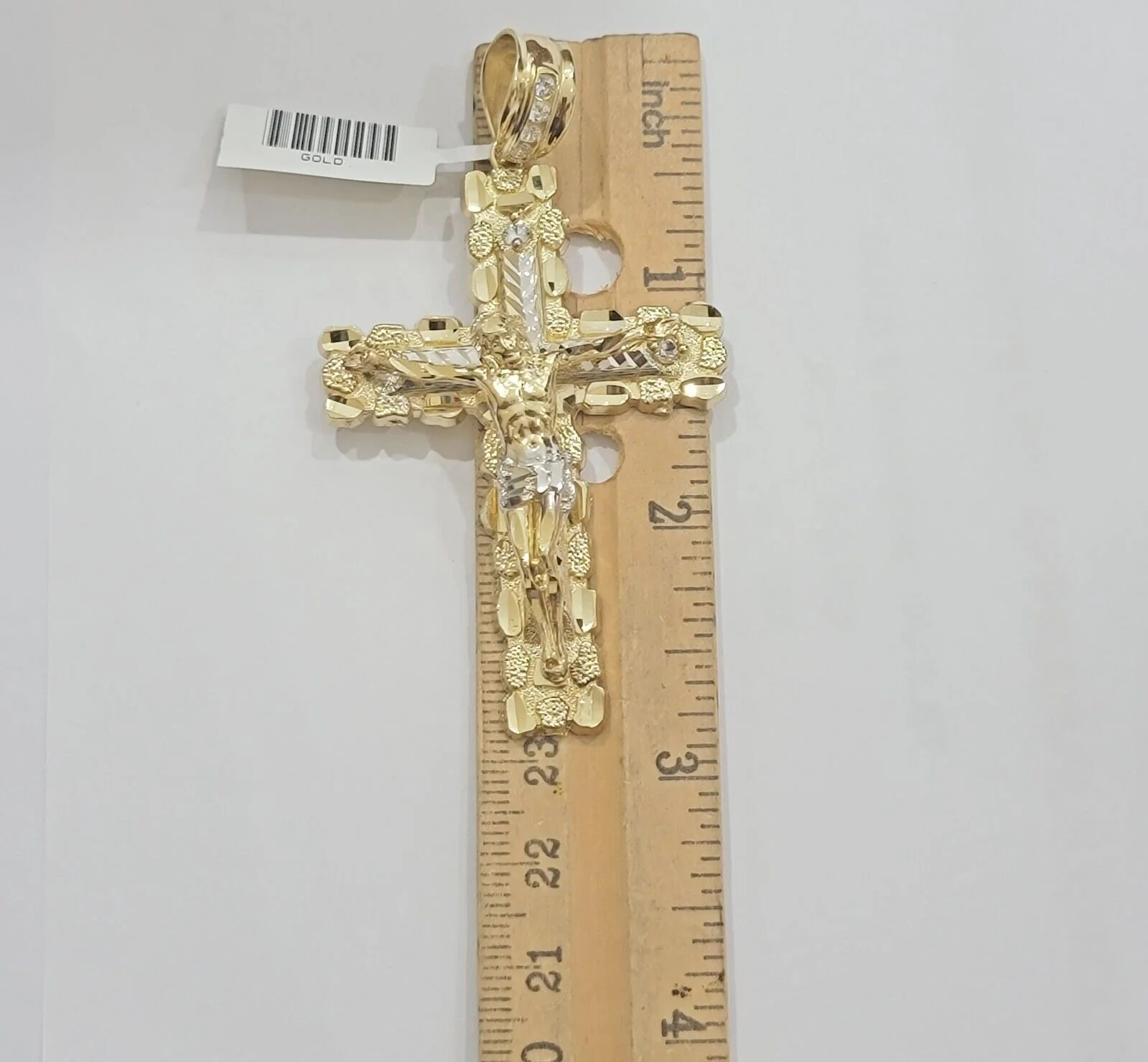 14k Gold Chain Cross SET Miami Cuban Link Necklace 7.5mm 22"- 28" ,Charm Pendant - Image 10