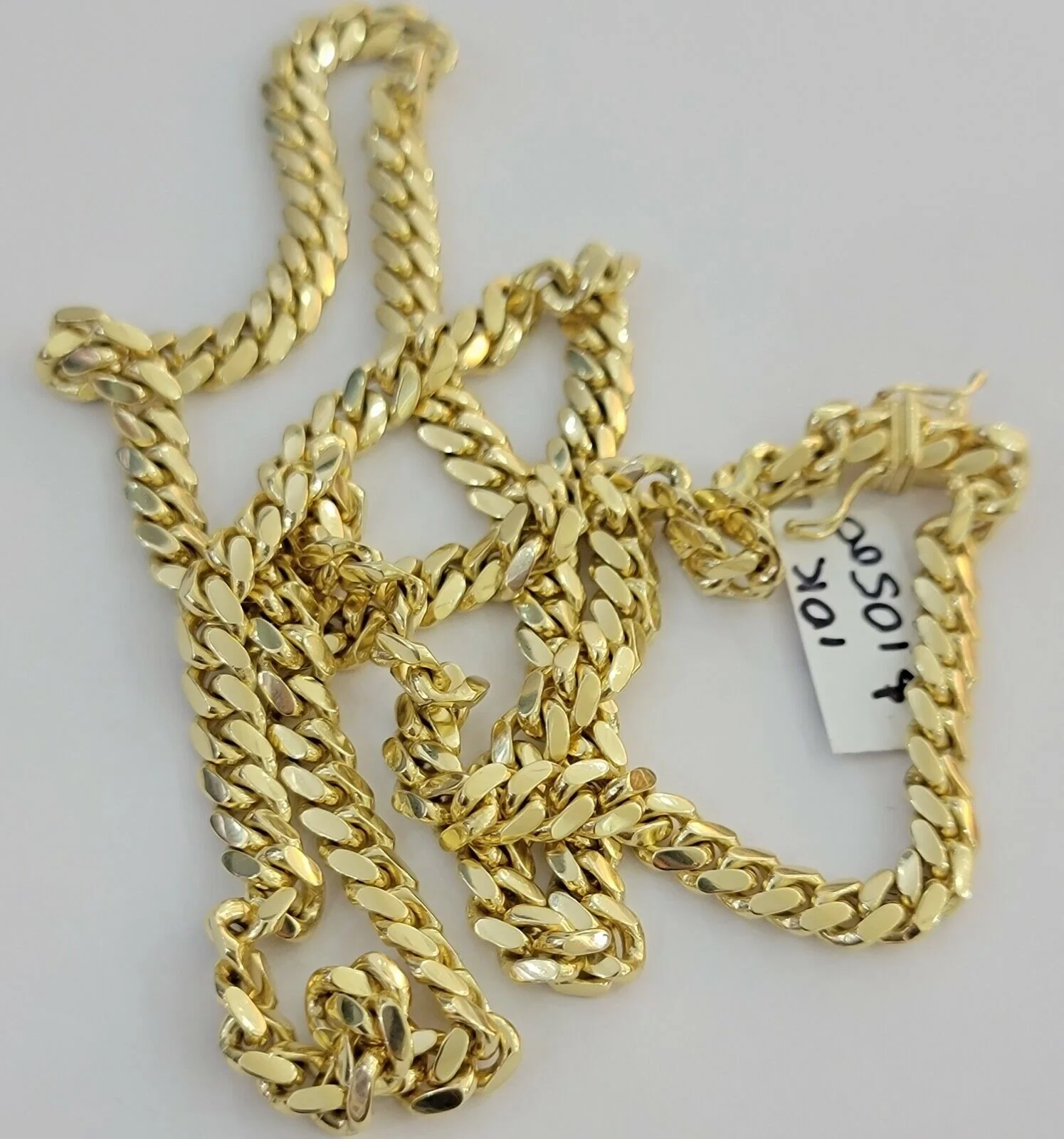 14k Gold Chain Solid Miami Cuban Link Necklace 28" 6mm REAL 14KT Yellow Gold Men - Image 5