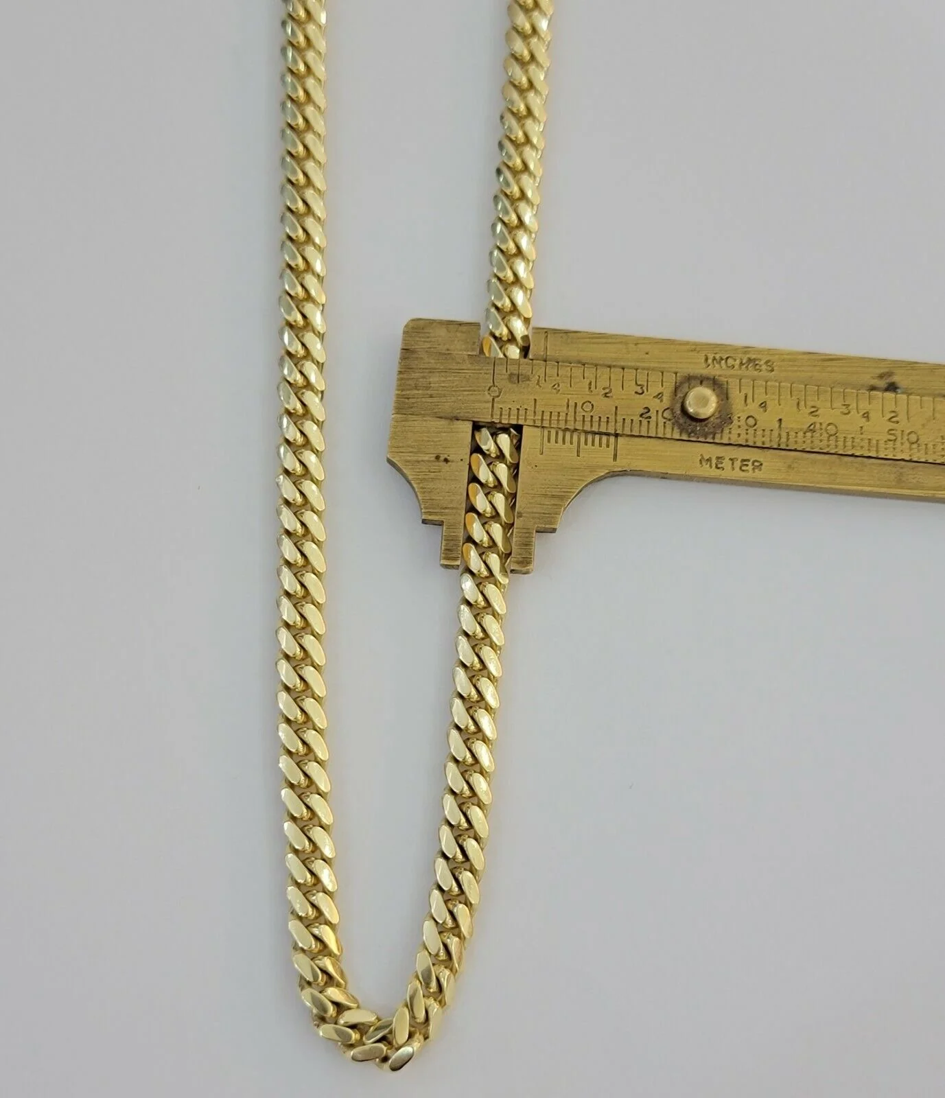 14k Gold Chain Solid Miami Cuban Link Necklace 28" 6mm REAL 14KT Yellow Gold Men - Image 8