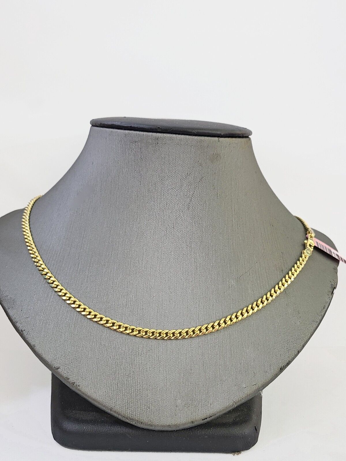 14k Gold Miami Cuban Link Chain Necklace 4mm 24" box Lock REAL 14kt Yellow Gold - Image 2