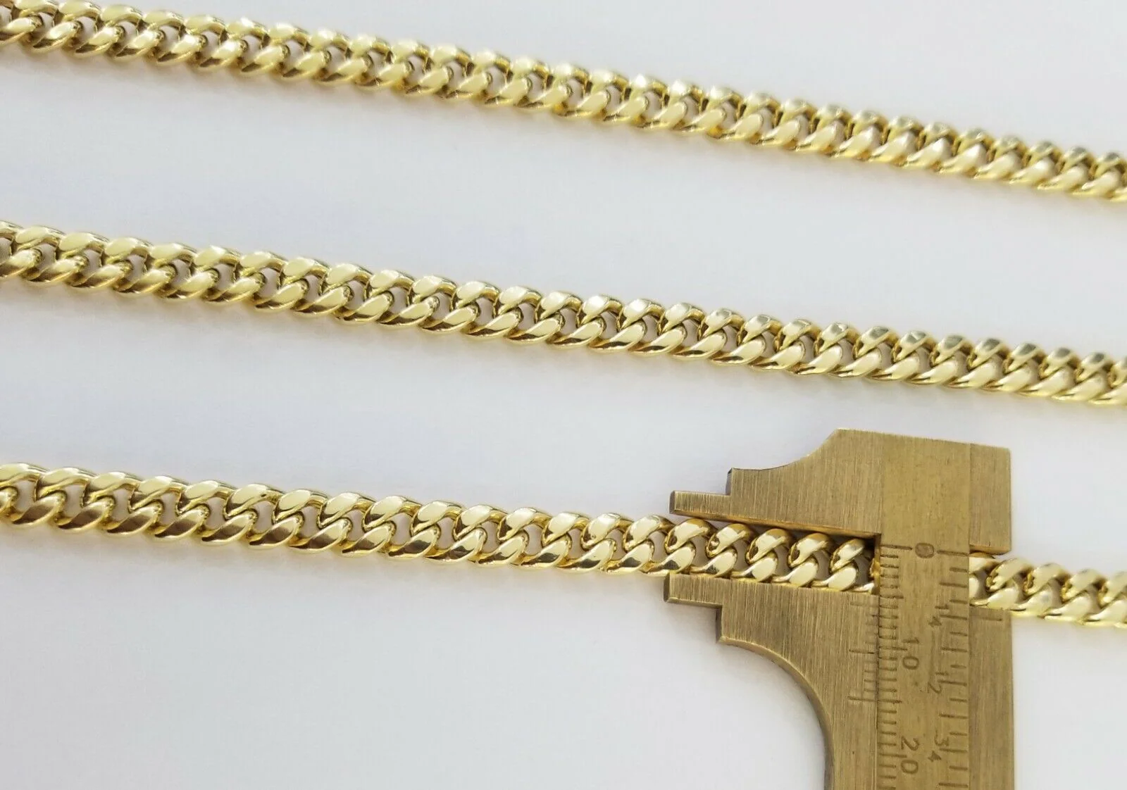 14k Gold Miami Cuban Link Chain Necklace 6mm 20" box Lock REAL 14kt Yellow Gold - Image 5
