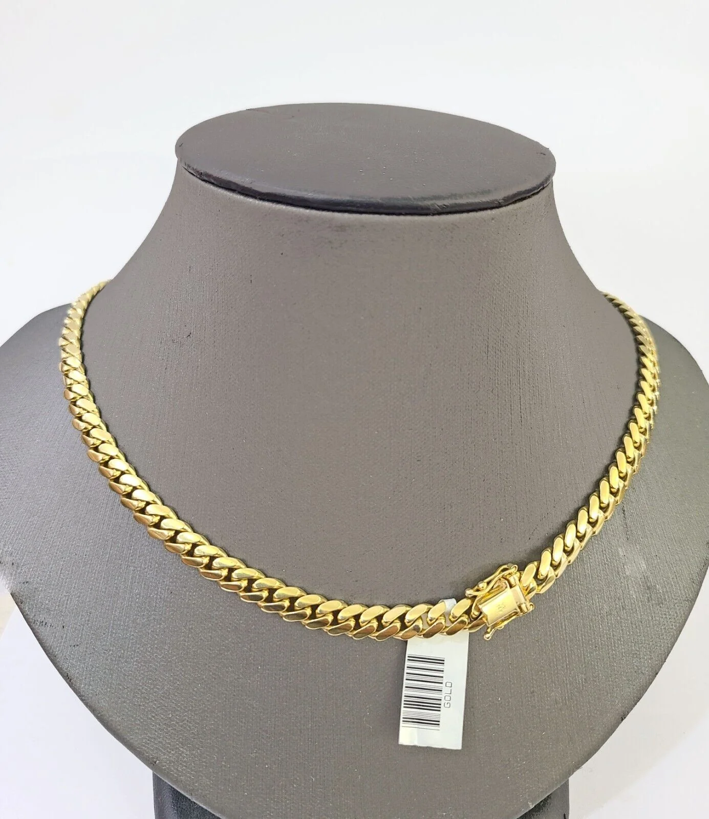 14k Gold Miami Cuban Link Chain Necklace 6mm 22" Box Lock REAL 14kt Yellow Gold - Image 2
