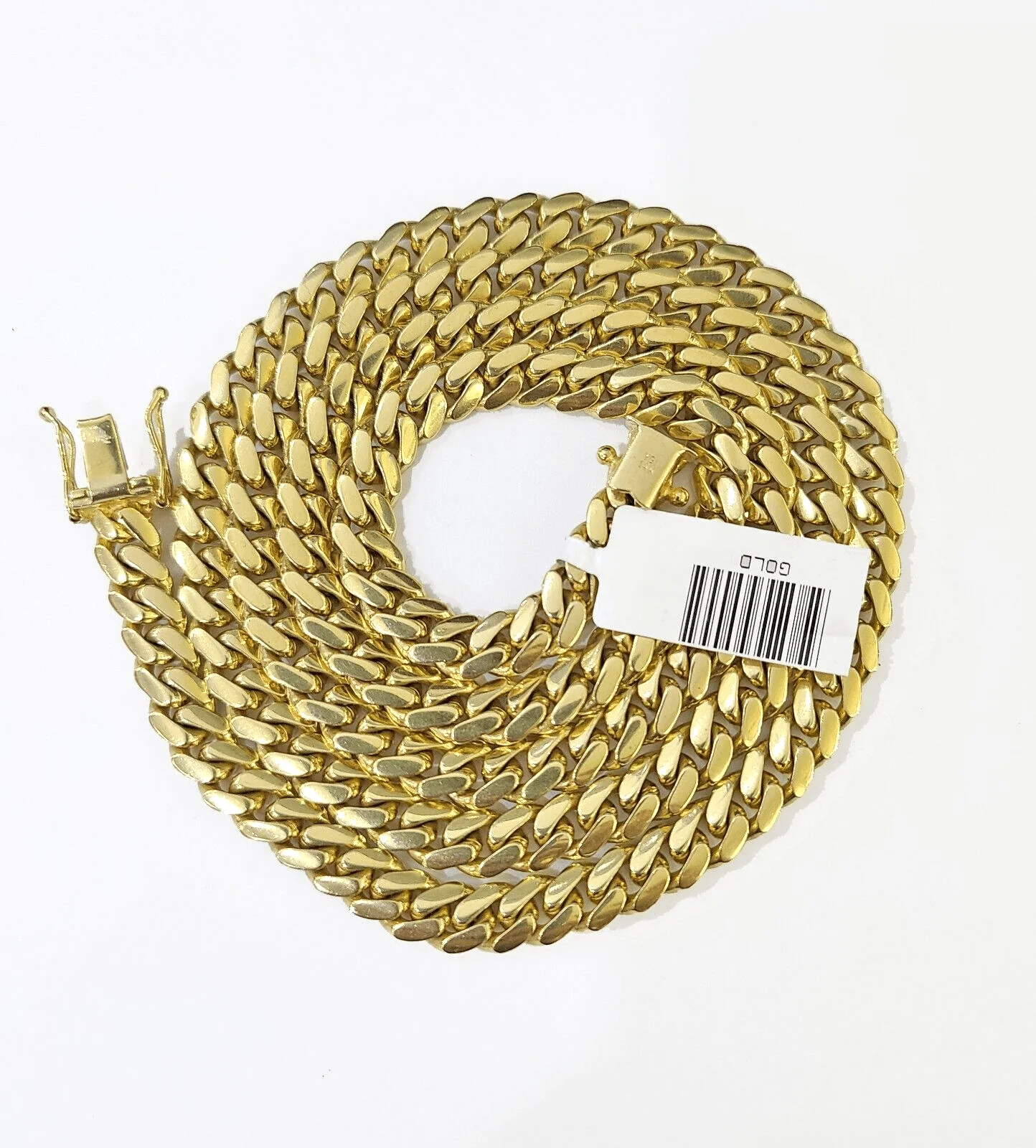 14k Gold Miami Cuban Link Chain Necklace 6mm 22" Box Lock REAL 14kt Yellow Gold - Image 5