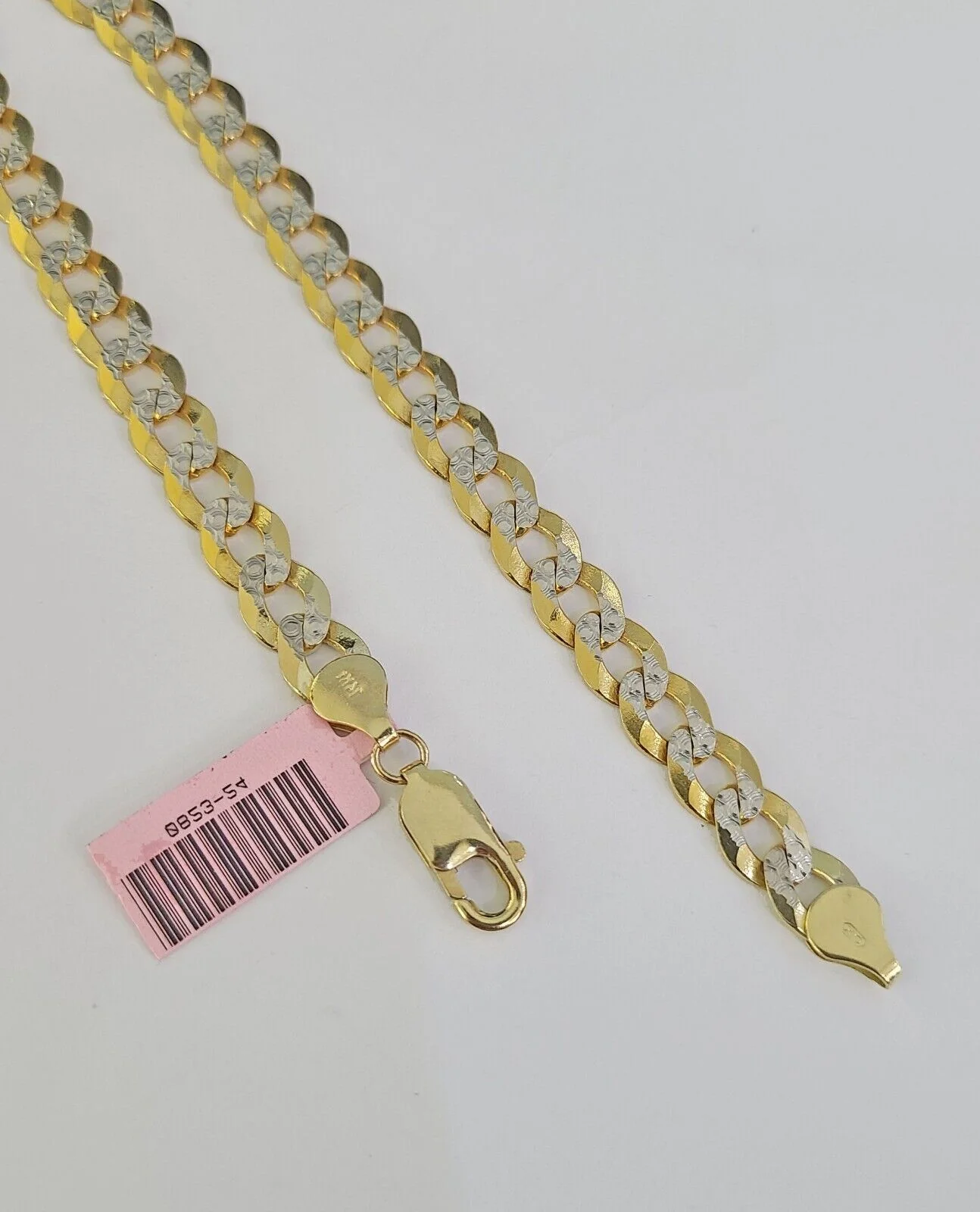 14k Gold Solid Cuban Curb Link Chain Necklace REAL 8mm 20-30 Inches Diamond Cuts - Image 6