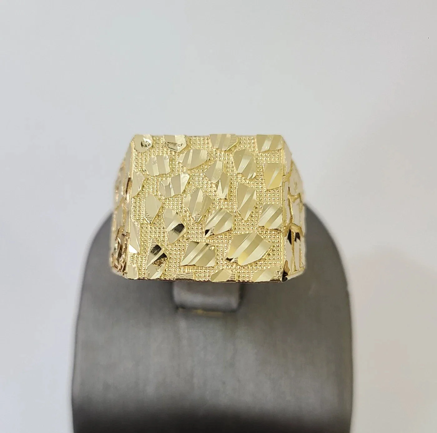 14k Nugget Ring Yellow Gold Women Men Real Genuine 14KT - Image 3
