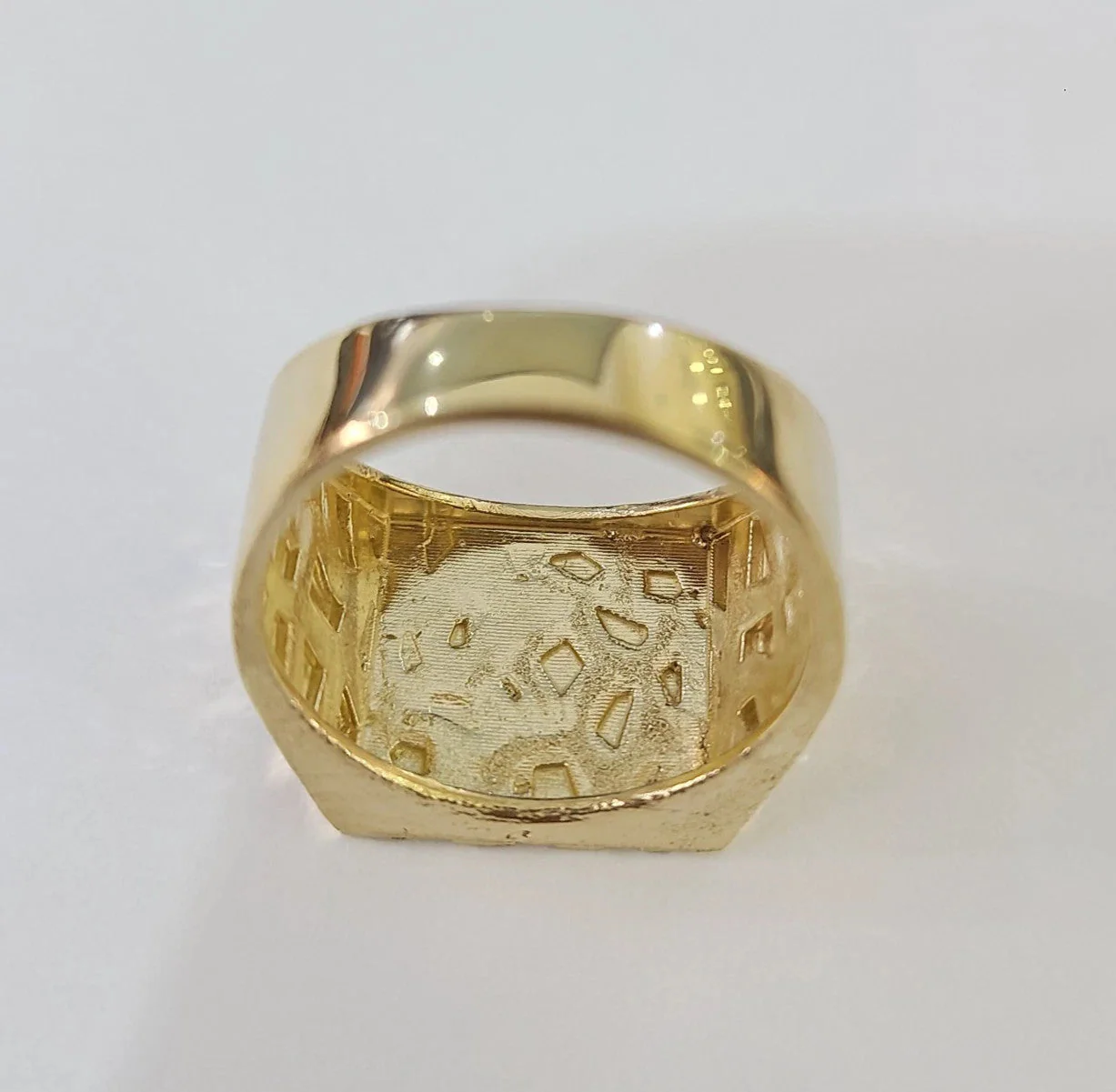 14k Nugget Ring Yellow Gold Women Men Real Genuine 14KT - Image 4
