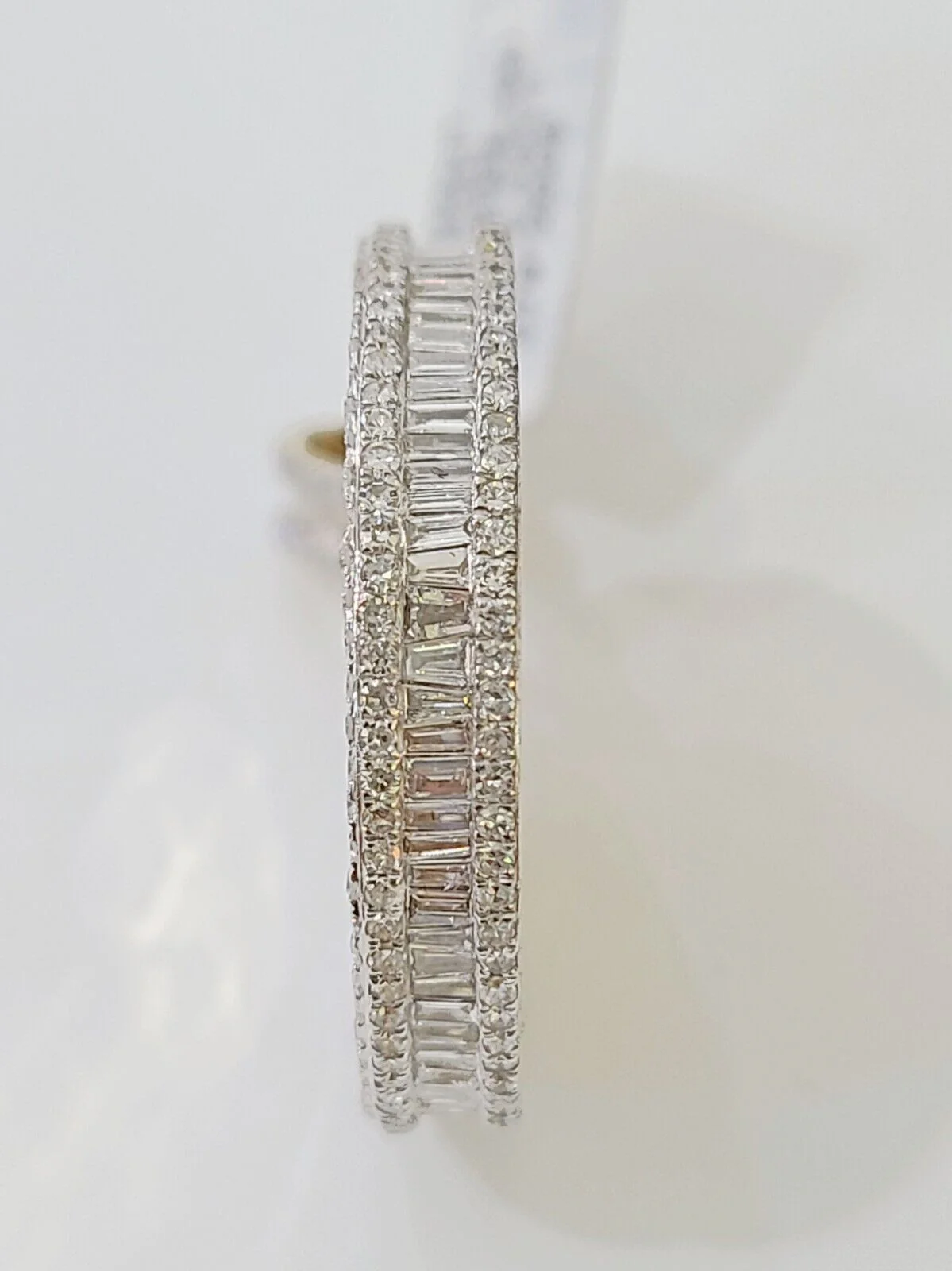 14k Real Yellow Gold And Diamond Circular Charm / Pendant 3.39CT - Image 4