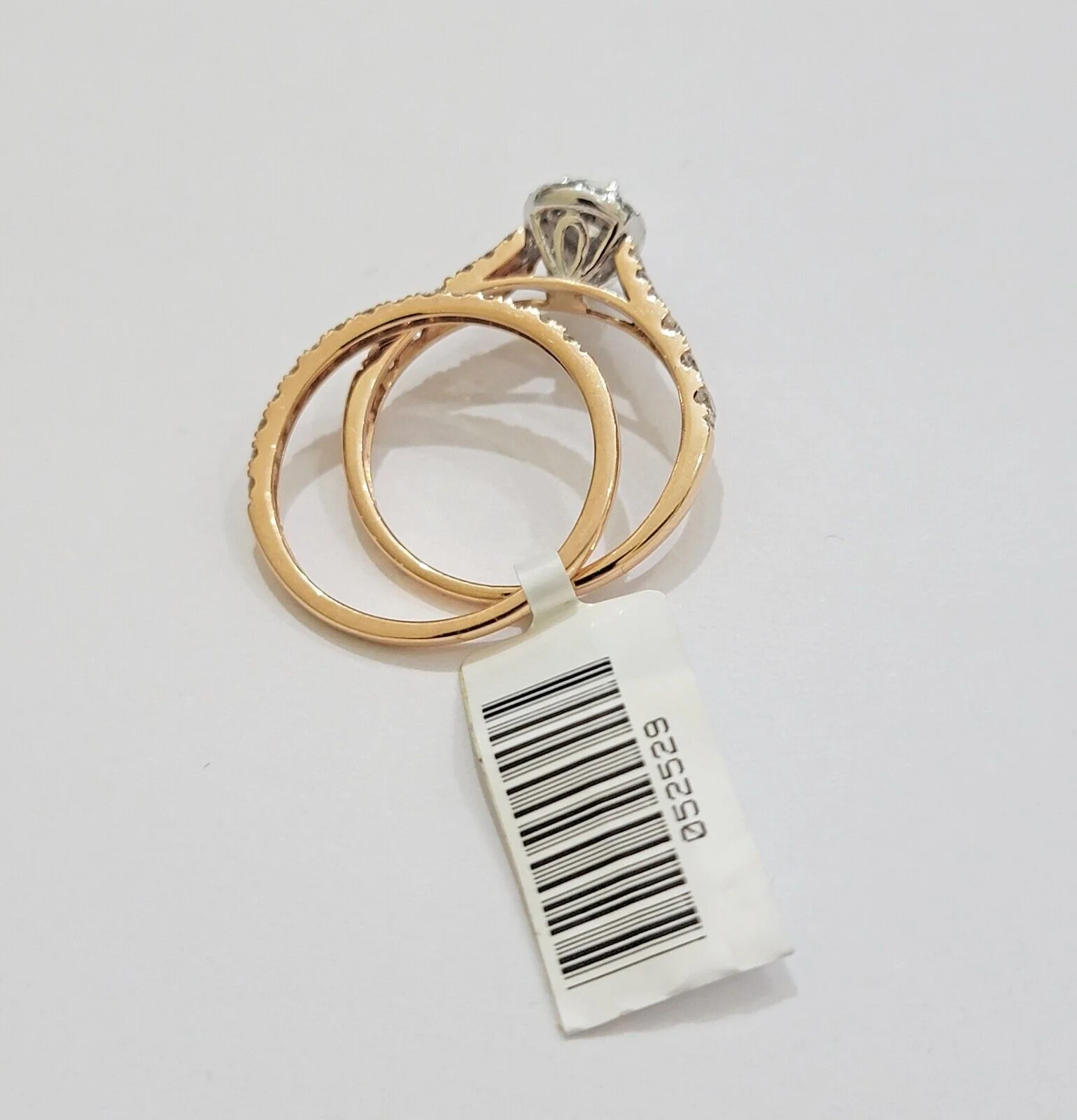 14k Rose Gold Diamond Ring & Band Set Ladies 1CTW Wedding Engagement Solid REAL - Image 5