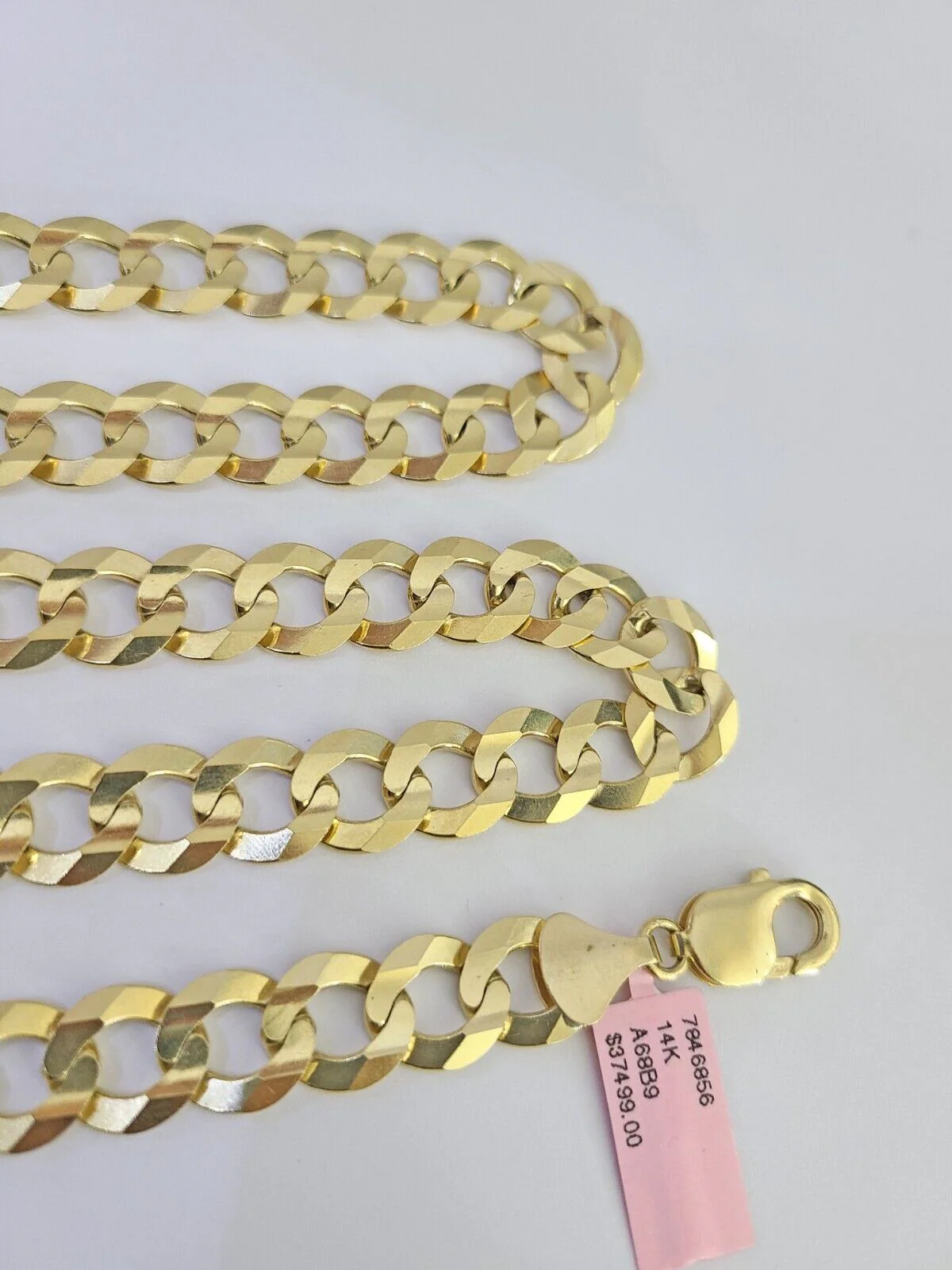 14k Solid Gold Cuban Curb Link chain 11mm 24 Inches Real Necklace Yellow Genuine - Image 6