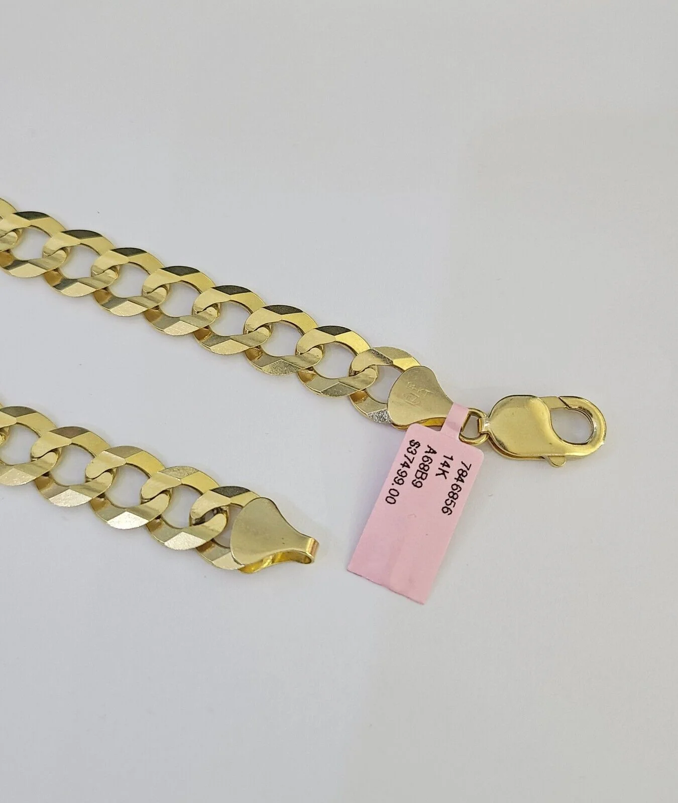 14k Solid Gold Cuban Curb Link chain 11mm 24 Inches Real Necklace Yellow Genuine - Image 7