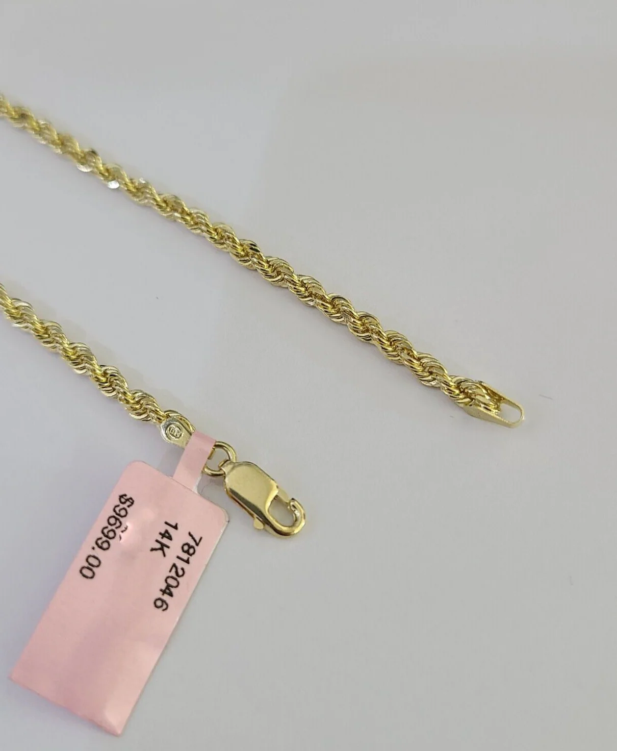 14k Solid Rope Chain Necklace 4mm 18"-28" Inch Yellow Gold Men Women 14Kt - Image 8