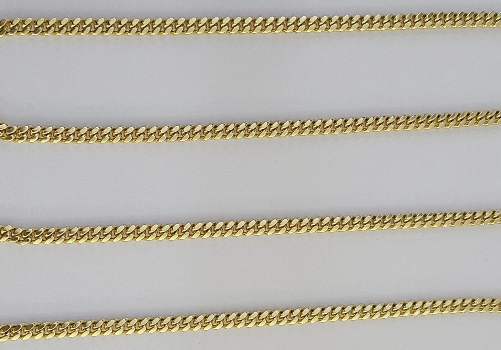14K Solid Yellow Gold 4mm Miami Cuban Link Chain Necklace 26" Inch 14Kt - Image 7