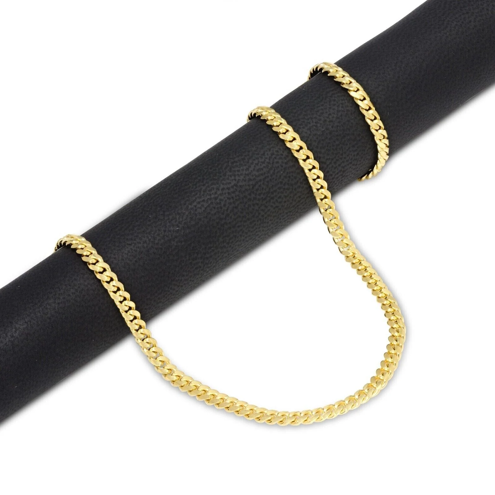 14k Solid Yellow Gold Miami Cuban Link Chain 5mm 26" Necklace 14kt Lobster Lock - Image 7