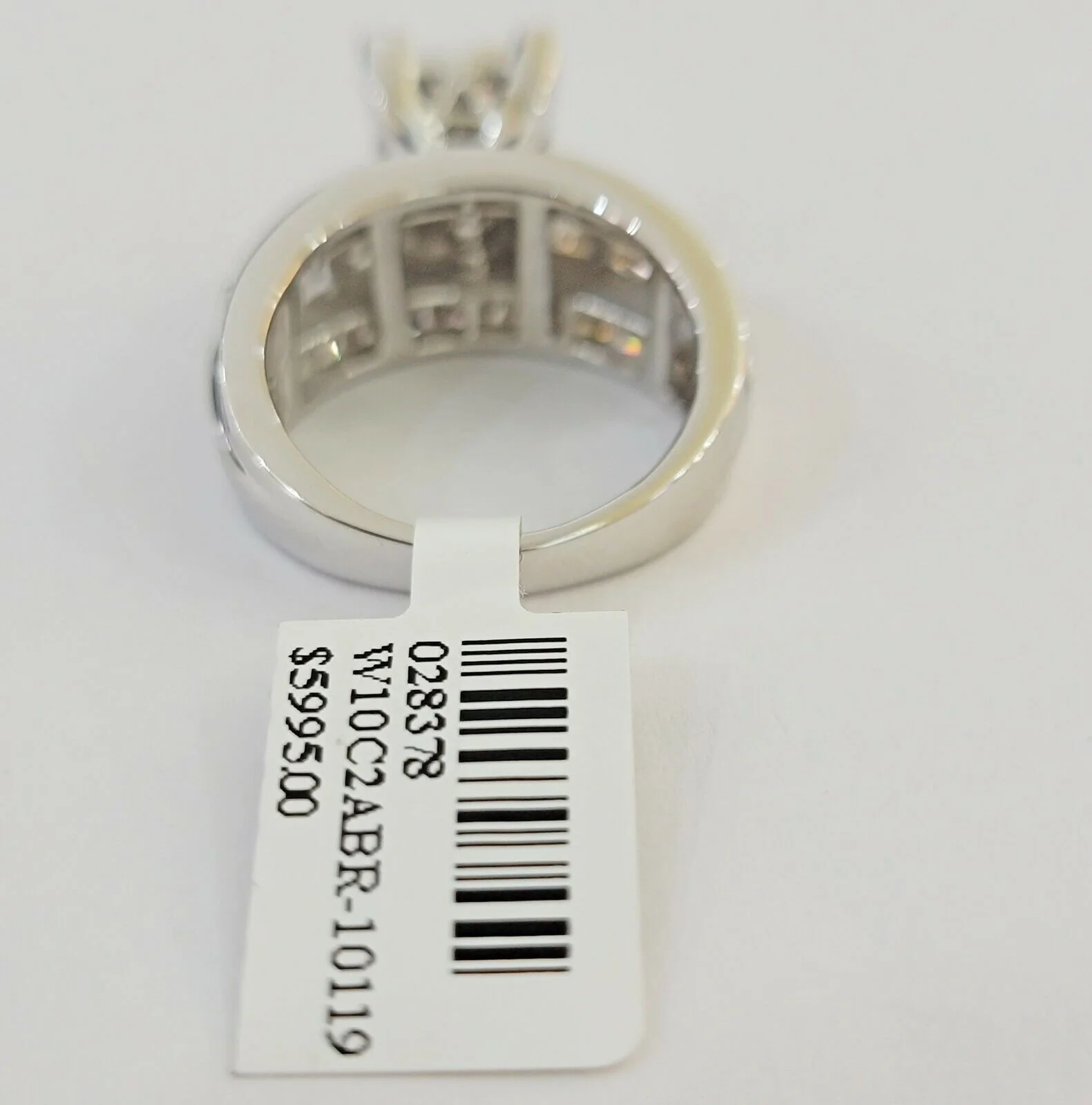 14k white Gold Natural Diamond Ladies Ring 2CT Diamond Real Women Ring Band REAL Ring Sizes 6,7,8,9,10,11 & 12 - Image 8