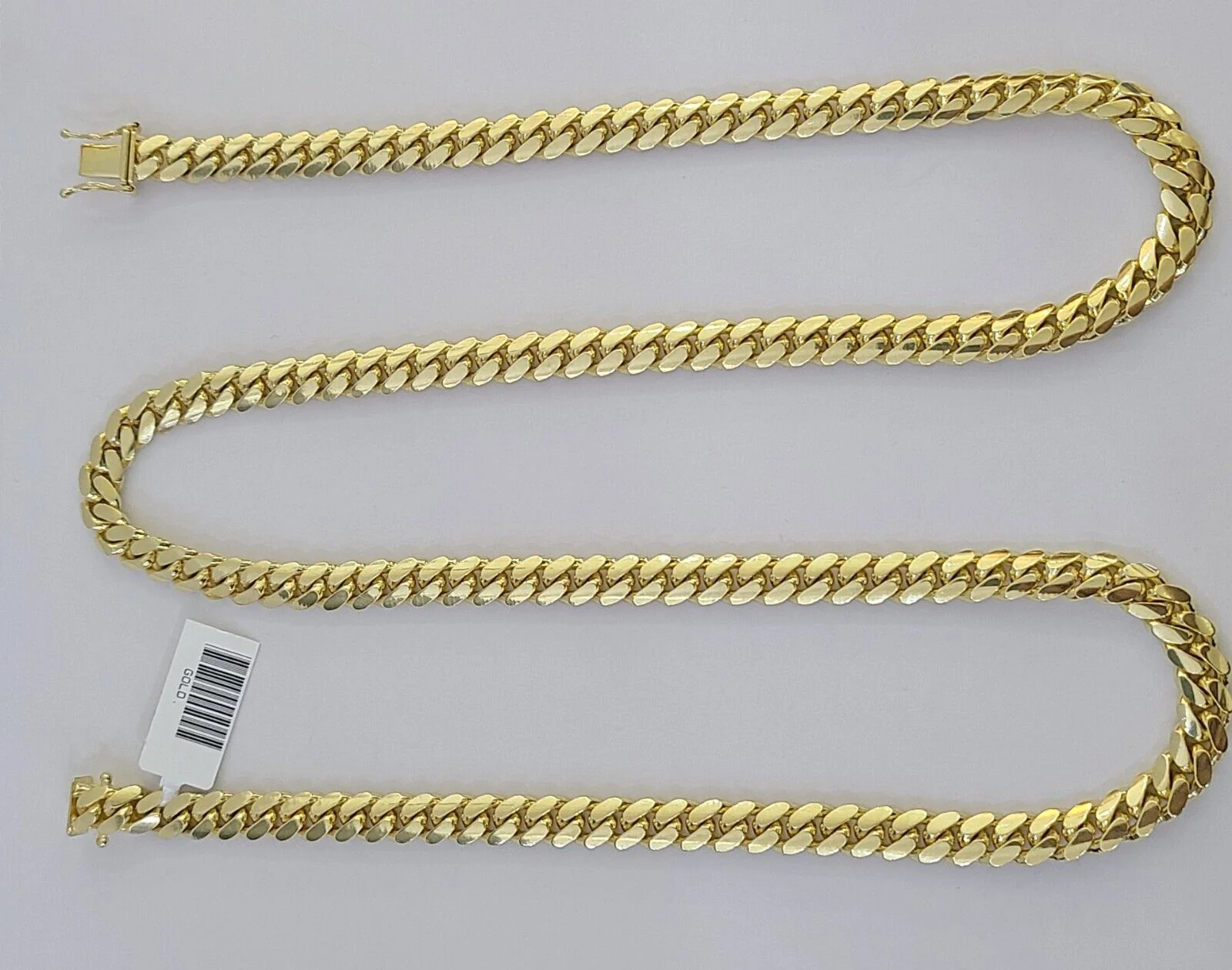 14k Yellow Gold 7mm Miami Cuban Link Chain Necklace 20" 22" Inch Real Solid - Image 7