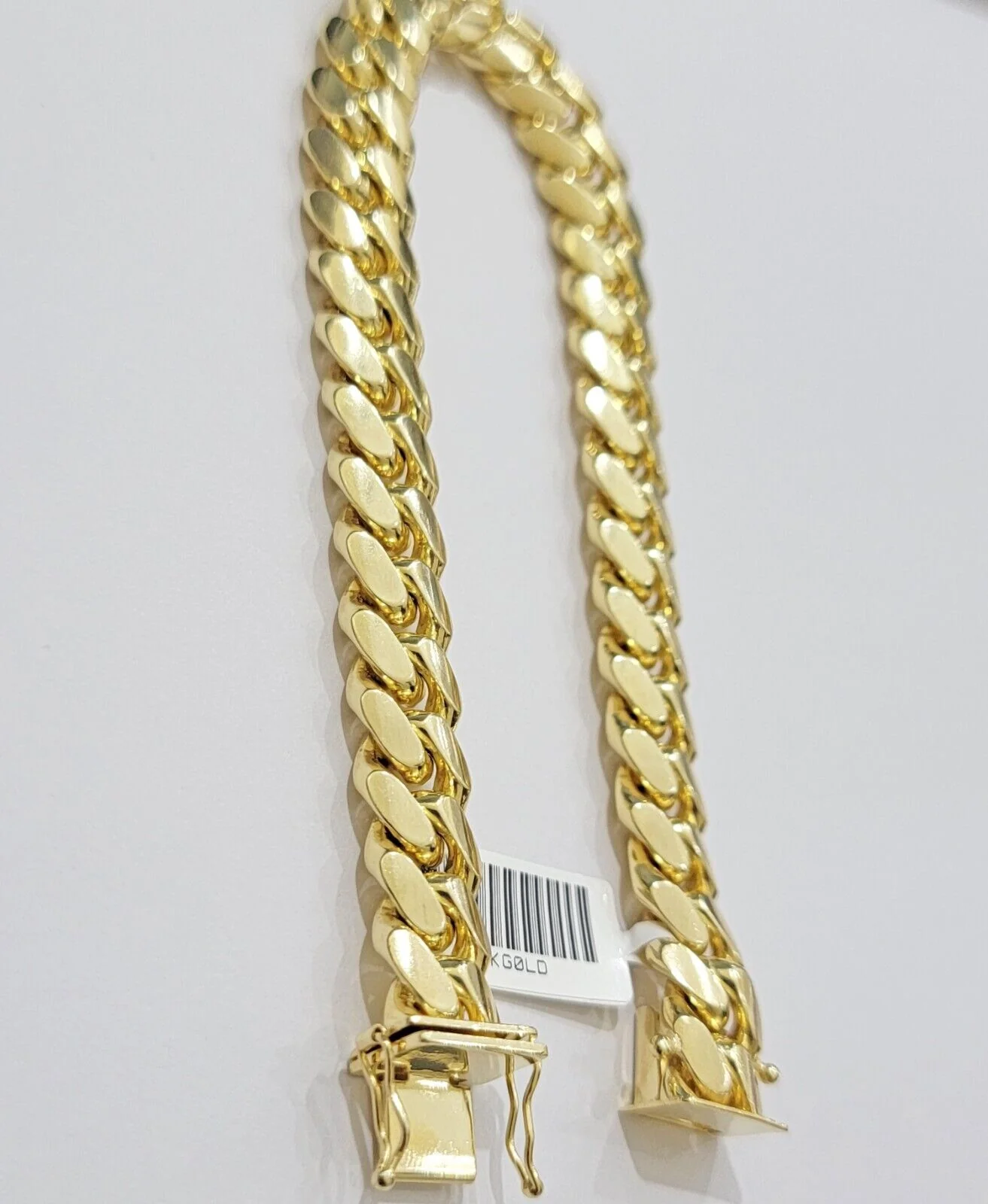 14k Yellow Gold Bracelet 7Inch Solid 10mm Miami Cuban Link Real 14kt SOLID HEAVY - Image 6
